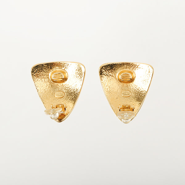 Chanel Pyramid Cc Mark Earrings