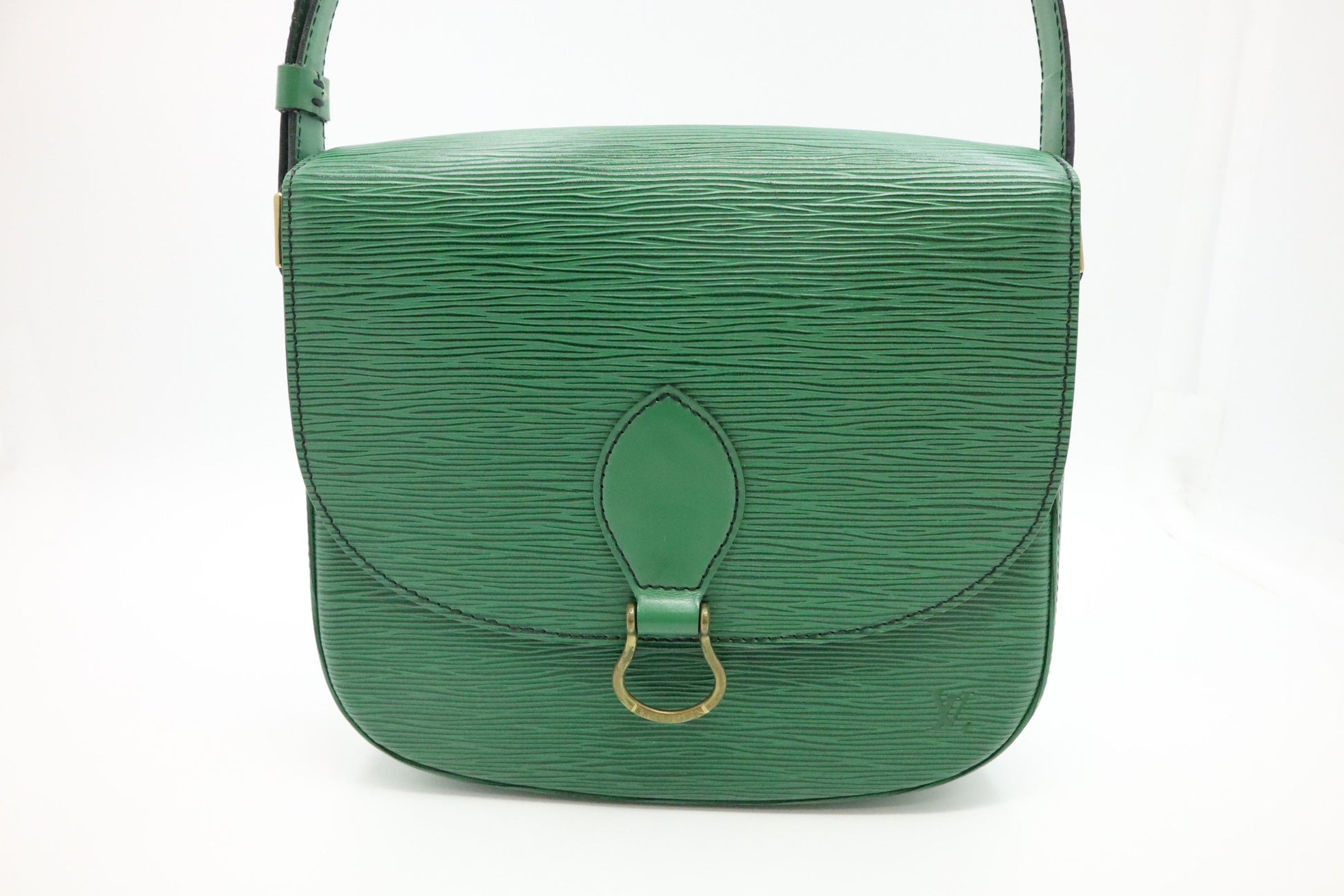Louis Vuitton Saint Cloud Green GM Leather Epi Handbag Leather 1
