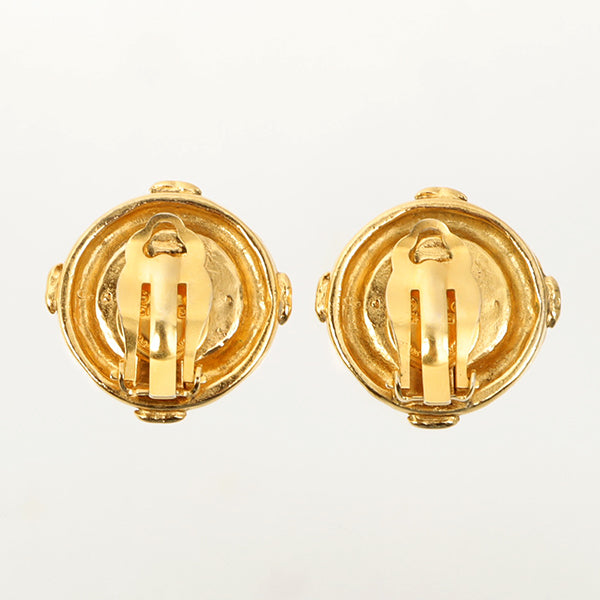 Chanel Round 4 Cc Mark Earrings