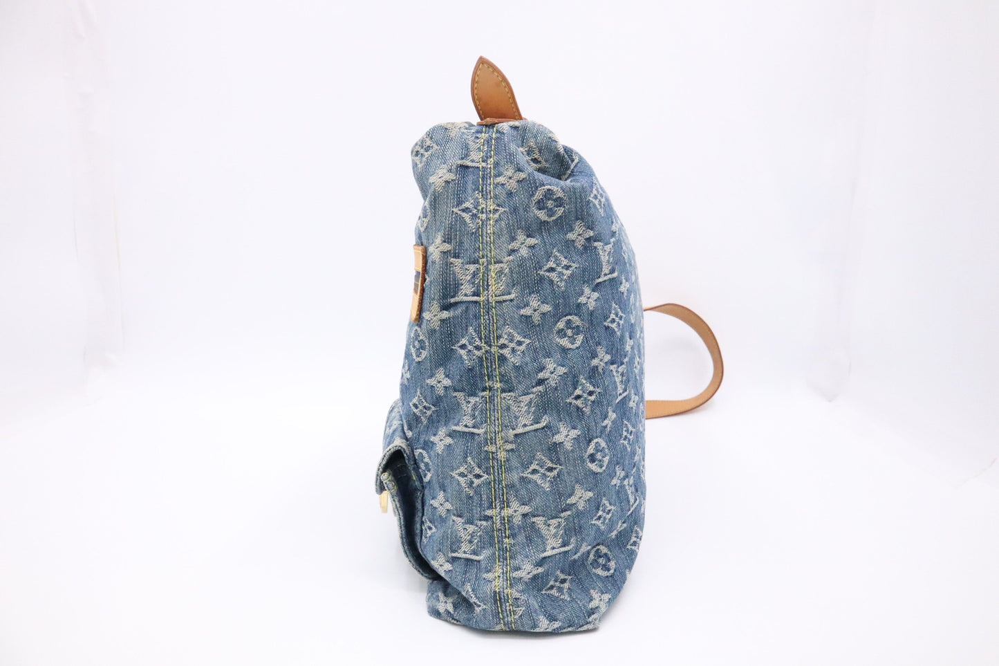 Louis Vuitton Baggy GM Denim Monogram Canvas Handbag
