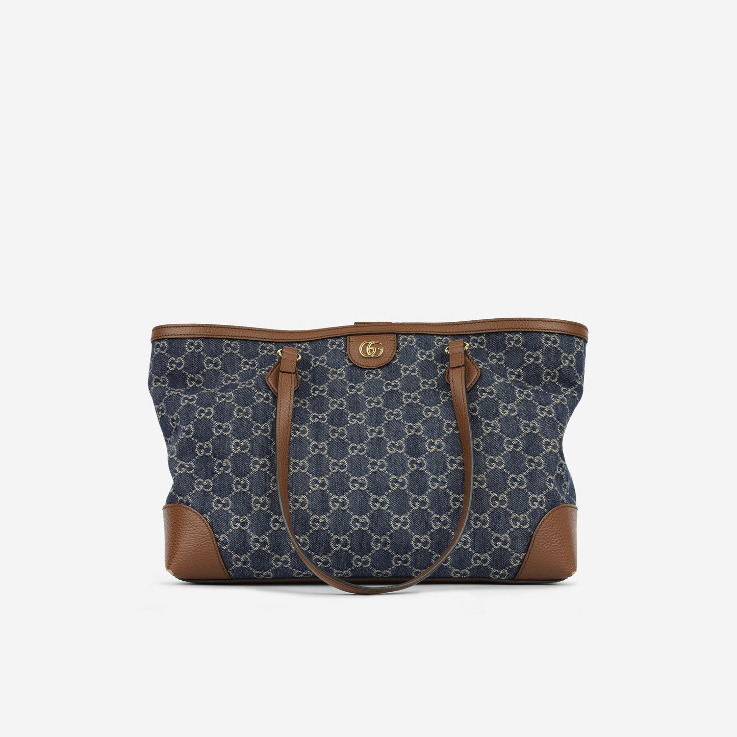 Gucci Ophidia Tote Denim Medium Shoulder Bag