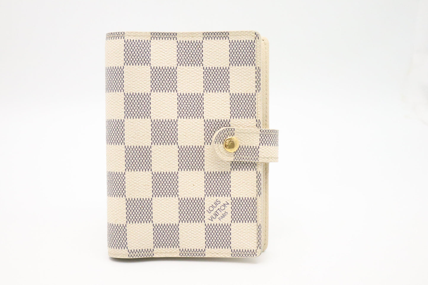 Louis Vuitton Agenda PM Azur Damier Canvas Handbag