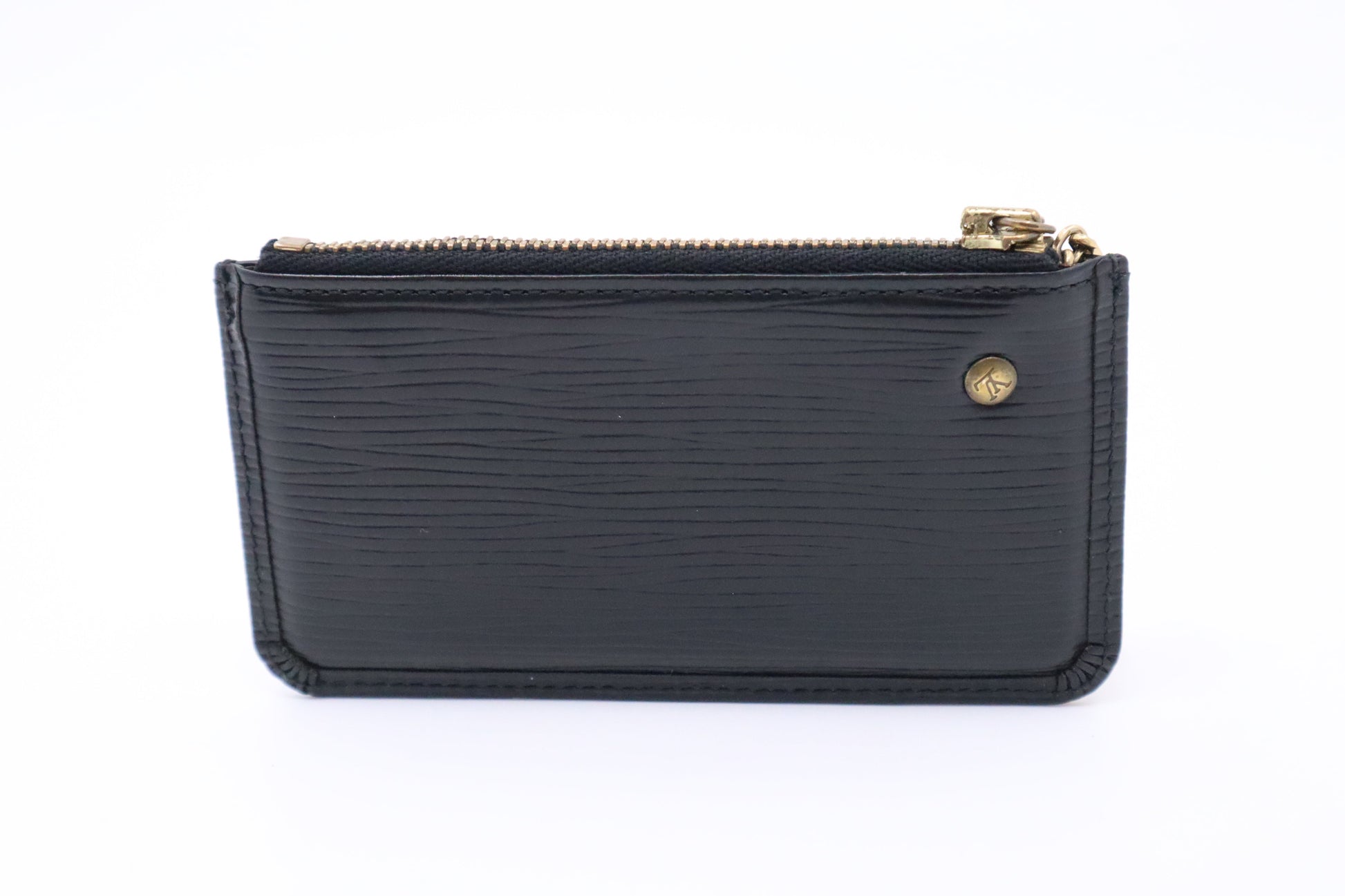 Louis Vuitton Cles Epi Leather Black Handbag Epi Leather