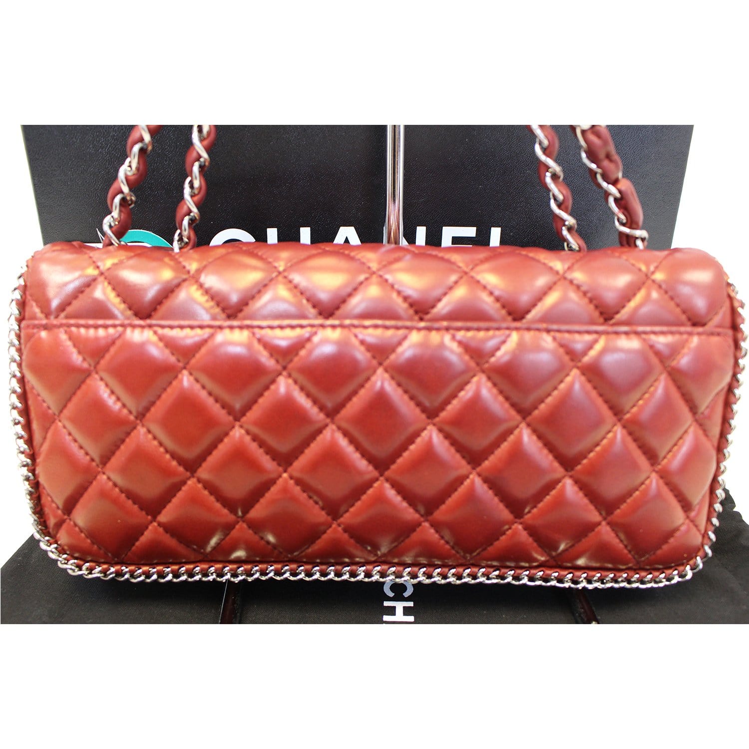 Chanel Classic Single Flap Around Quilted Lambskin Travel Bag