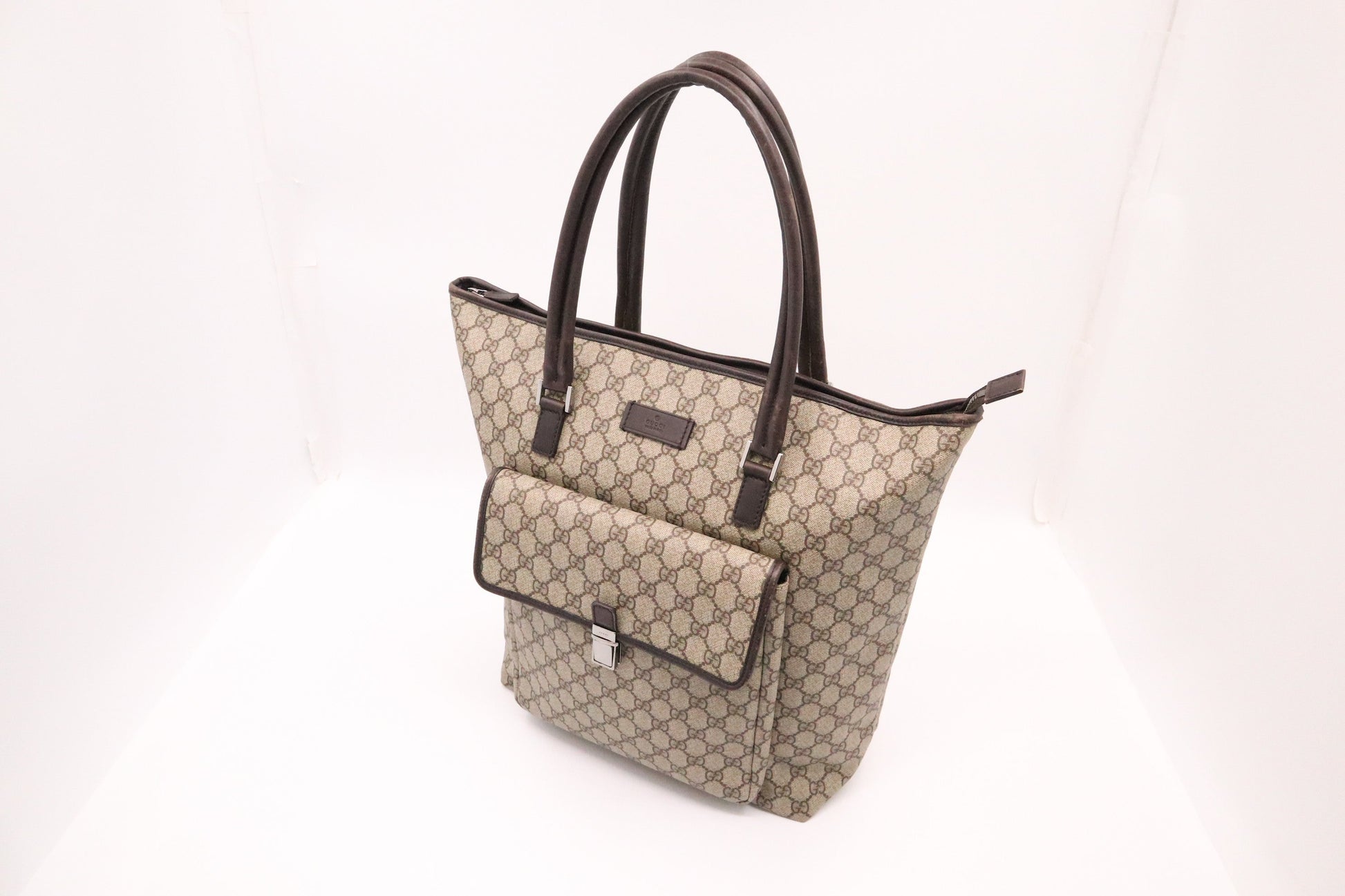 Gucci GG Supreme Canvas Tote Bag Canvas 2