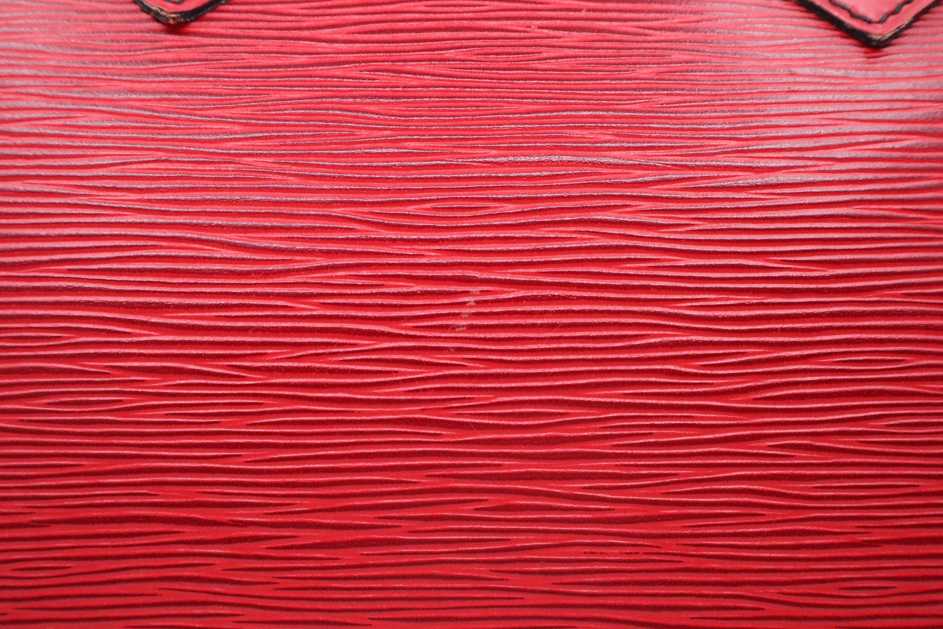 Louis Vuitton Speedy 40 Red Leather Epi Handbag
