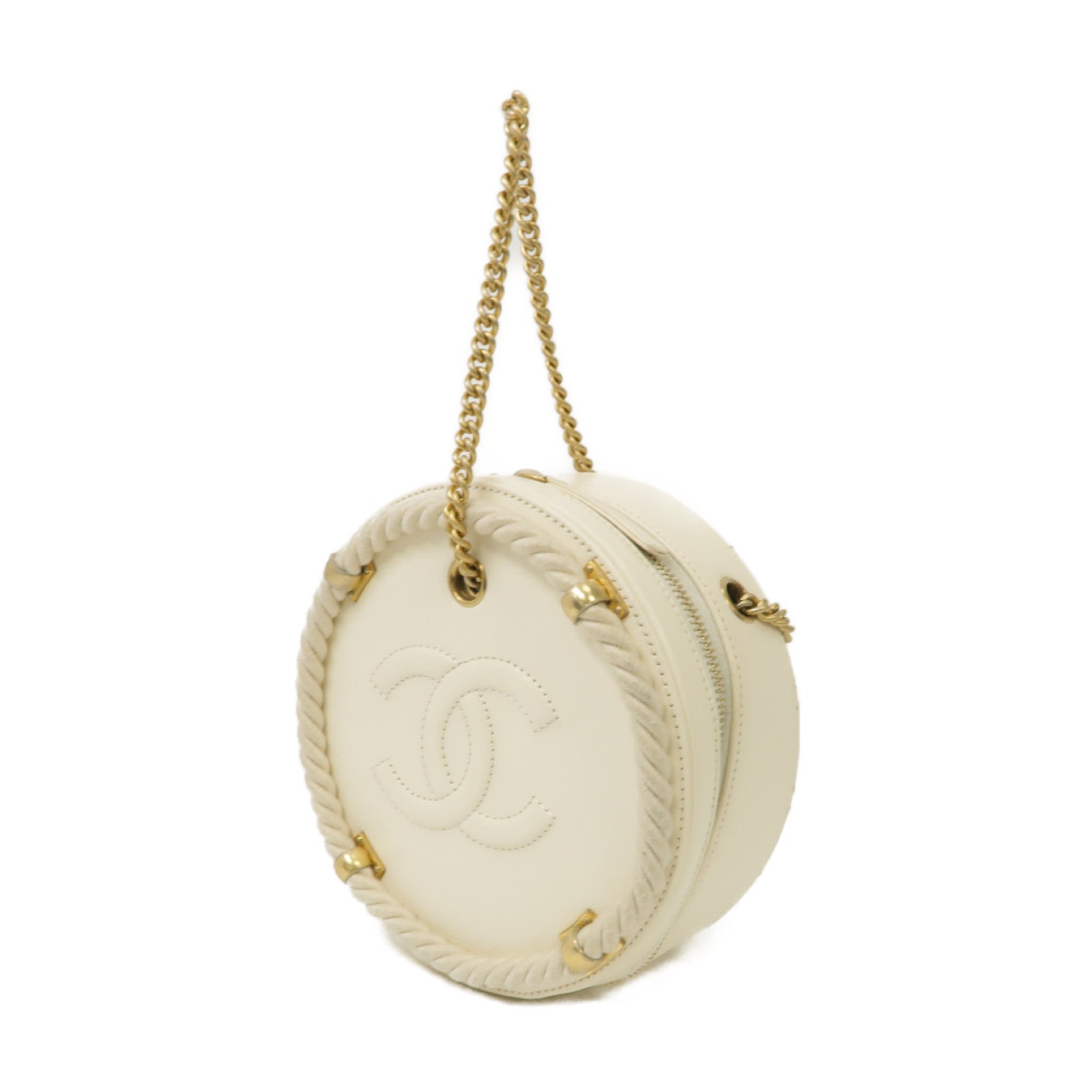 Chanel „ÄêÊøÄÊ?õÂÑ™ÊÉ†„ÄëËè±Ê†ºÁæäÁöÆÁöÆÈù©2 Way Shoulder BagÈáëÊâ£Ôø?Á±?Ëâ?