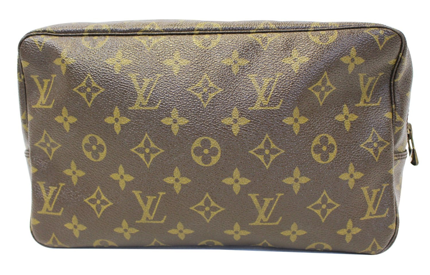 Louis Trousse Toilette Clutch Monogram Brown Clutch Bag