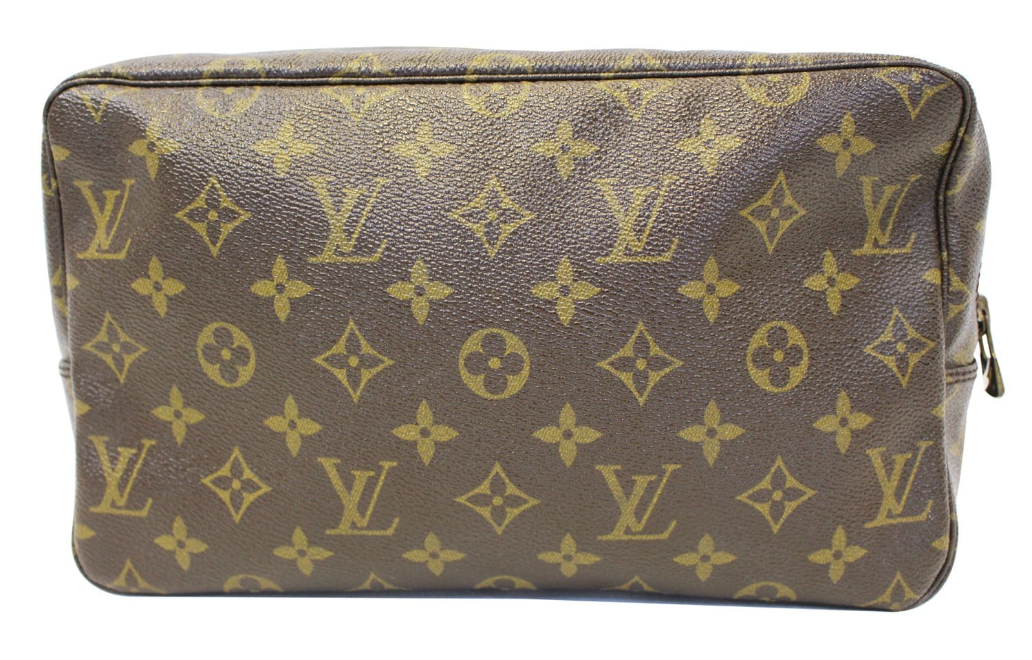 Louis Trousse Toilette Clutch Monogram Brown Clutch Bag