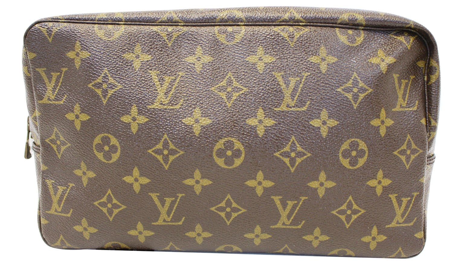 Louis Trousse Toilette Clutch Monogram Brown Clutch Bag