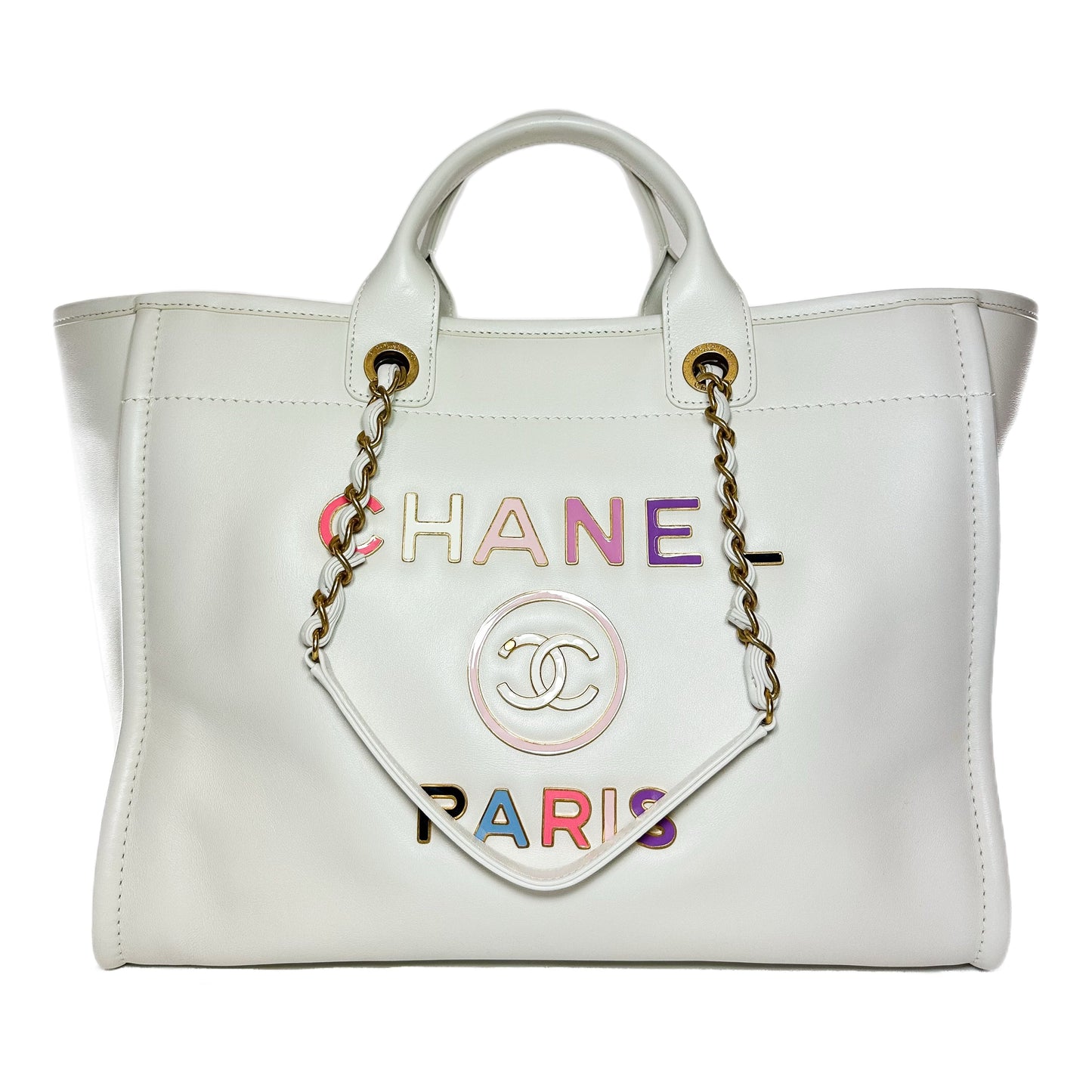 Chanel White Large Deauville