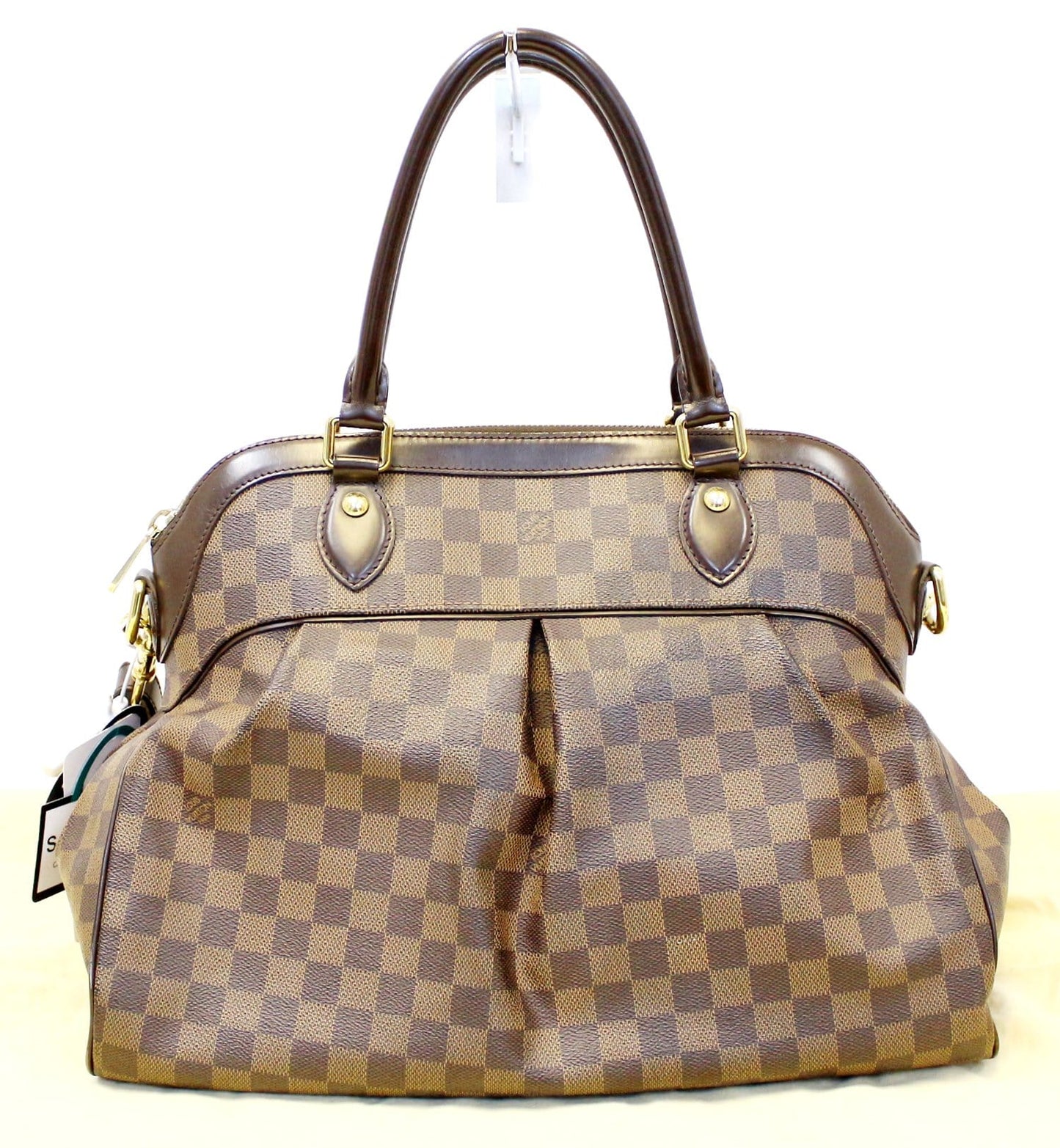 Louis Damier Ebene Trevi Gm Shoulder Bag Brown