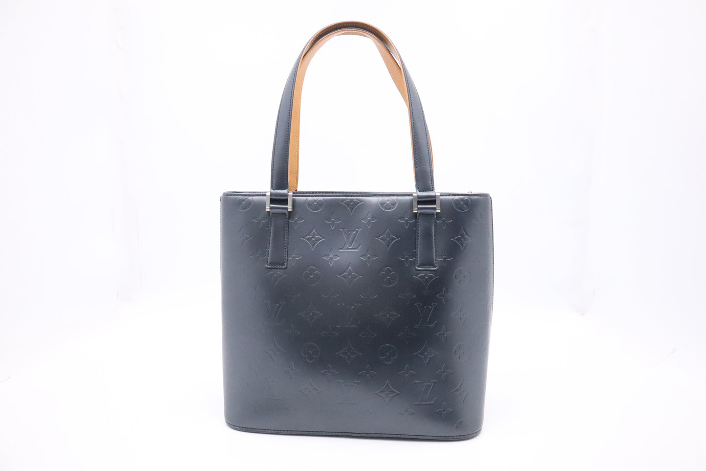 Louis Vuitton Stockton - Mat Blue Grey Canvas Handbag
