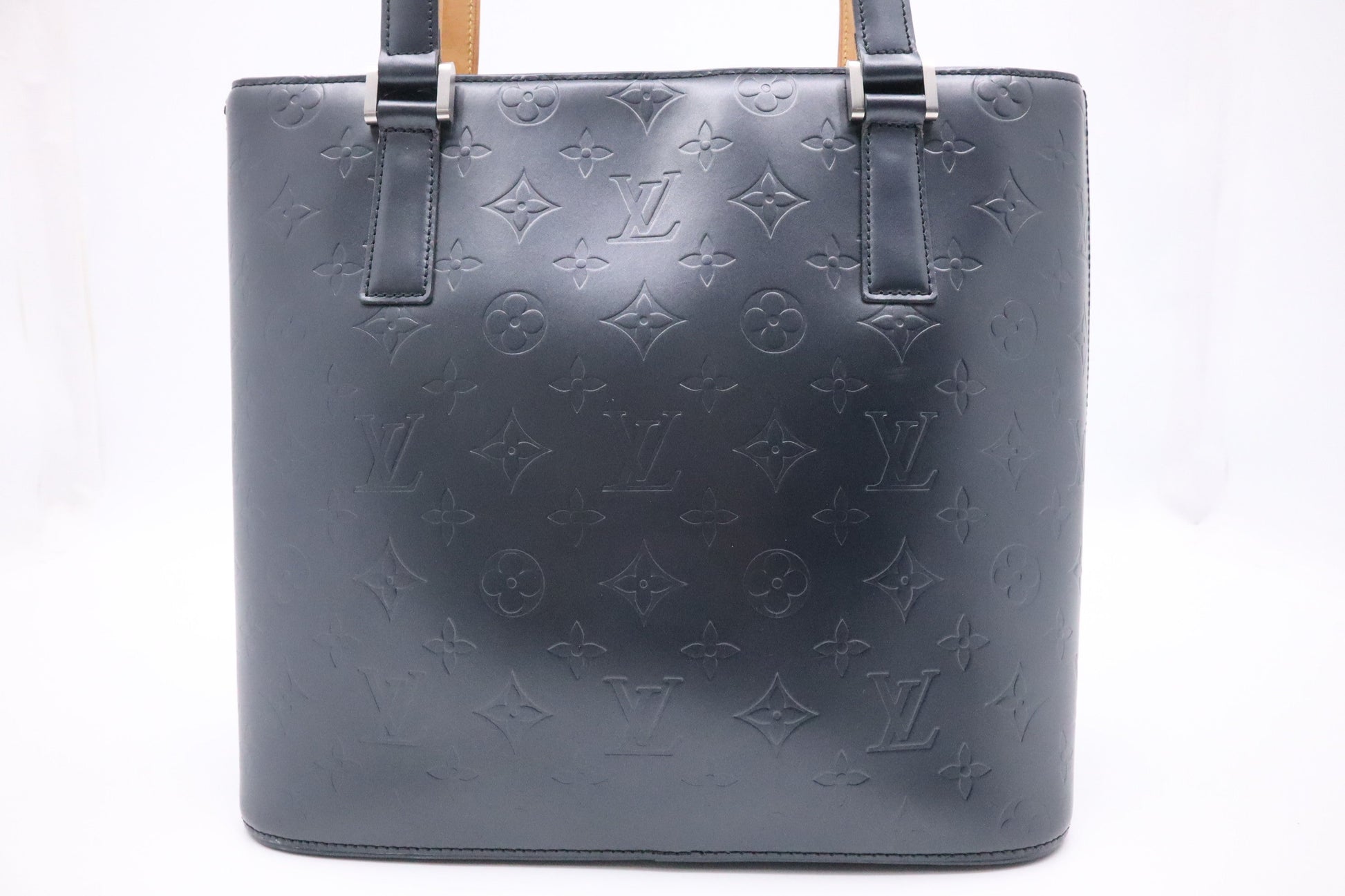 Louis Vuitton Stockton - Mat Blue Grey Canvas Handbag
