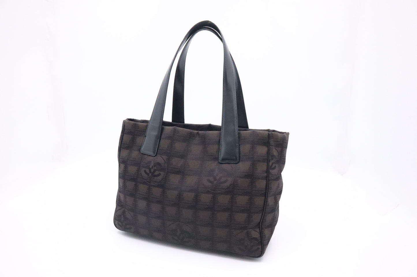 Chanel New Line Black Canvas Travel Bag