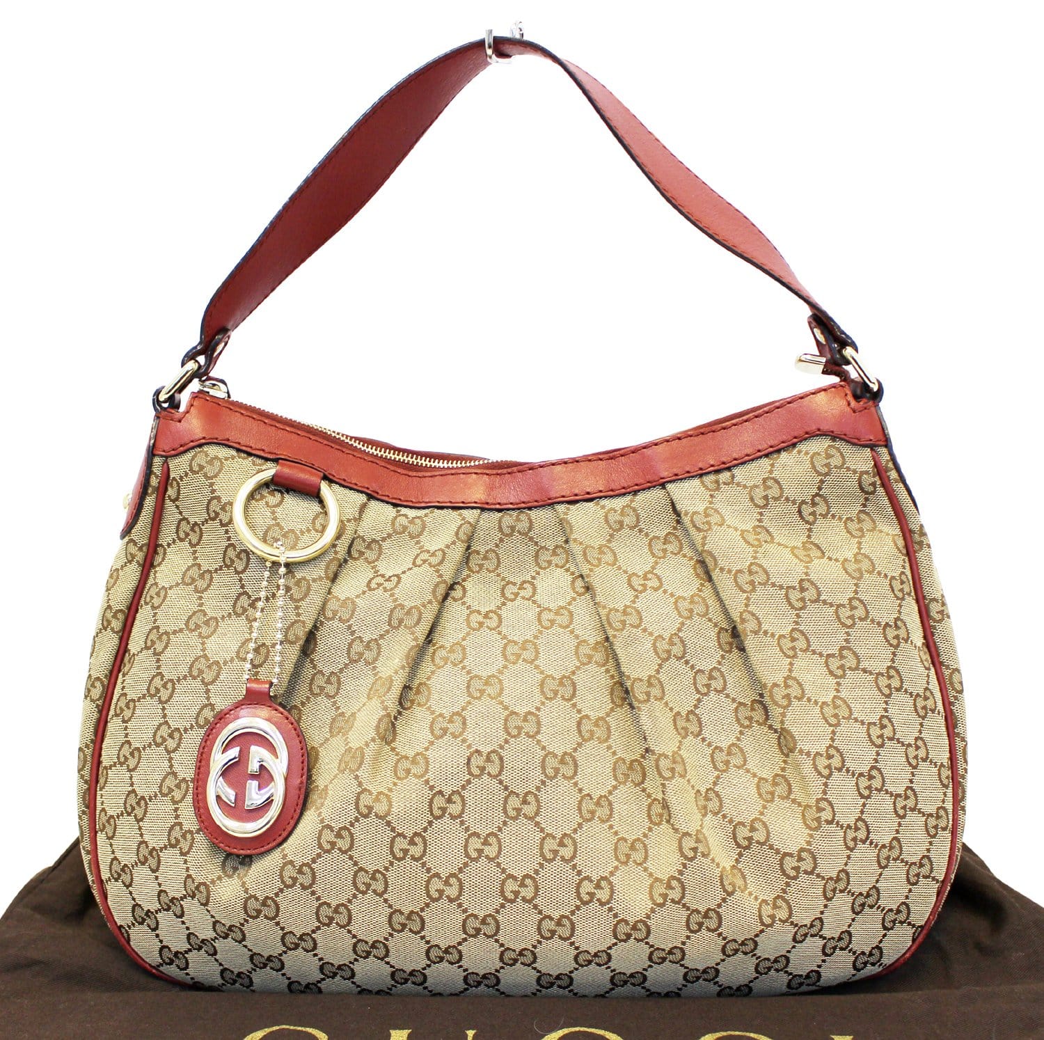 Gucci Sukey Hobo Bag Canvas Travel Bag