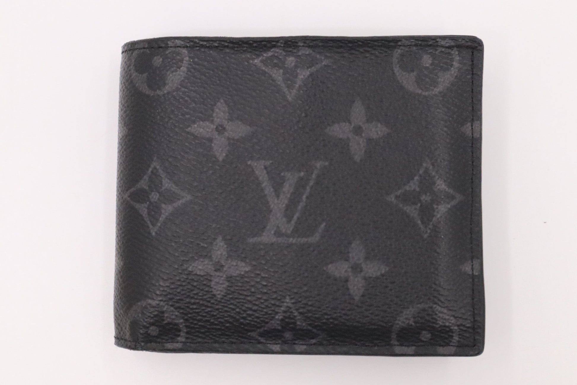 Louis Vuitton Bifold Eclipse Monogram Canvas Wallet Case