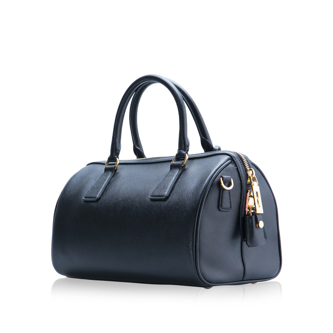 Prada Lux Boston Shoulder Bag Saffiano