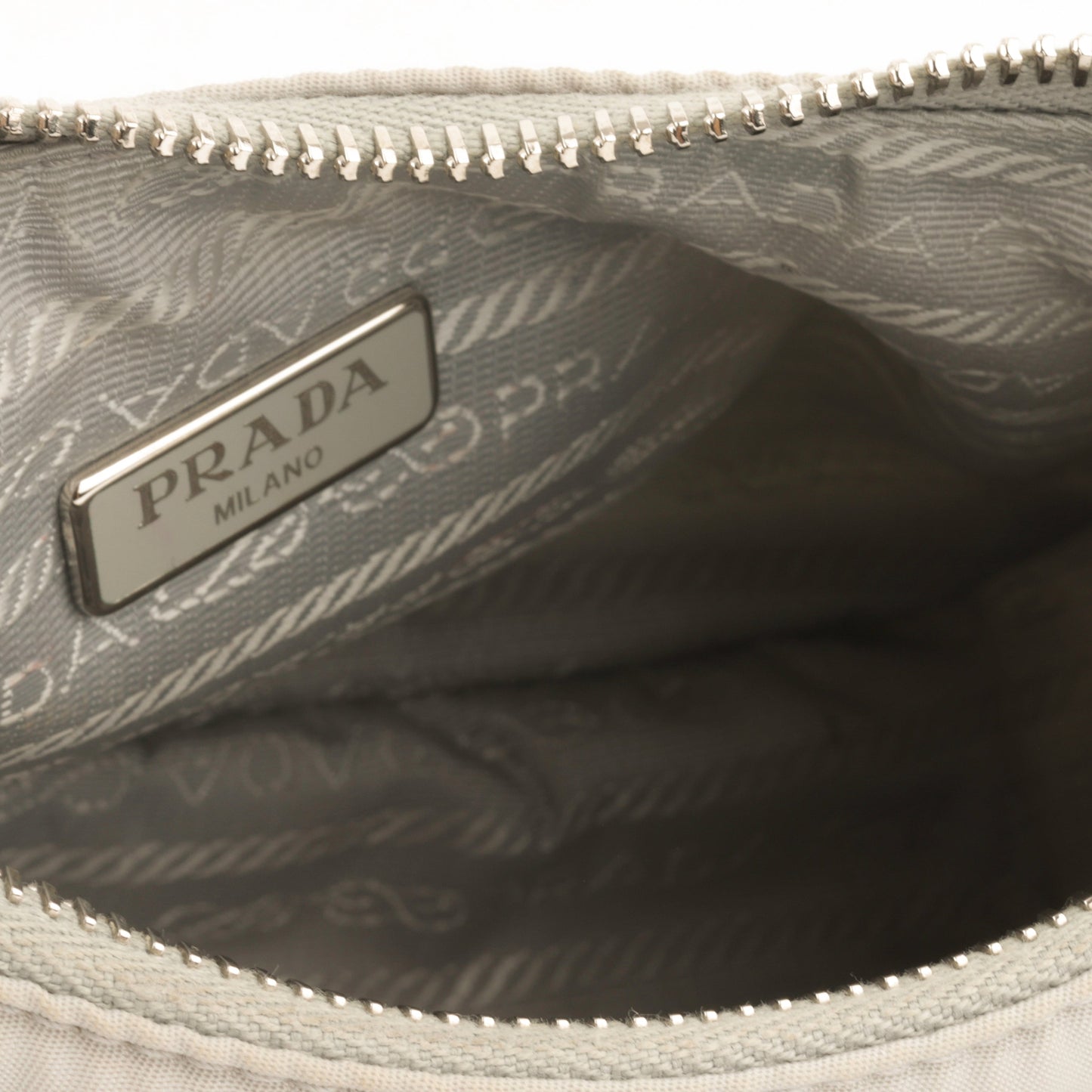 Prada Re Edition Grey Shoulder Bag Gray