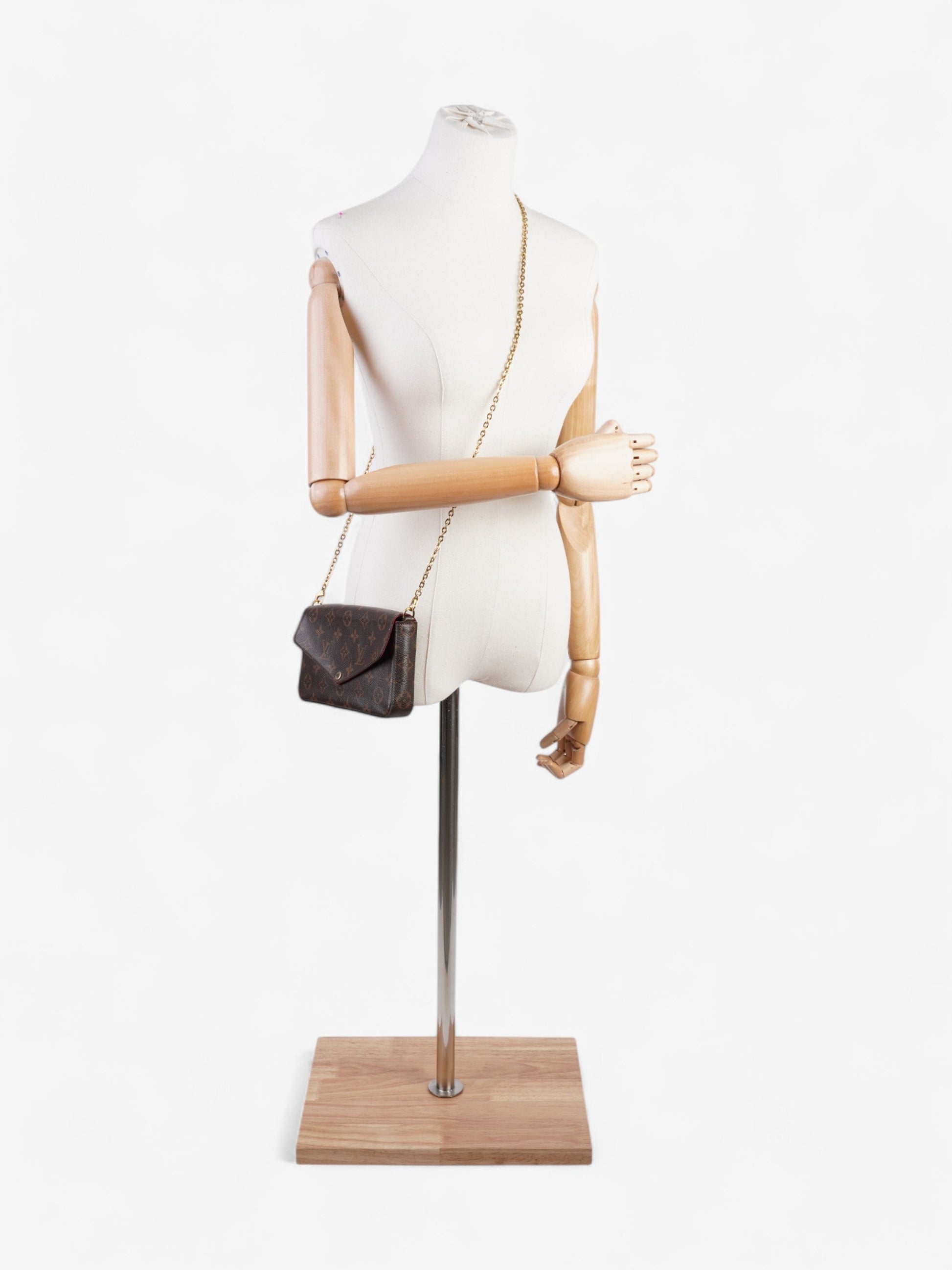Louis Vuitton Pochette Felicie Coated Monogram Canvas Coated Canvas Apparel