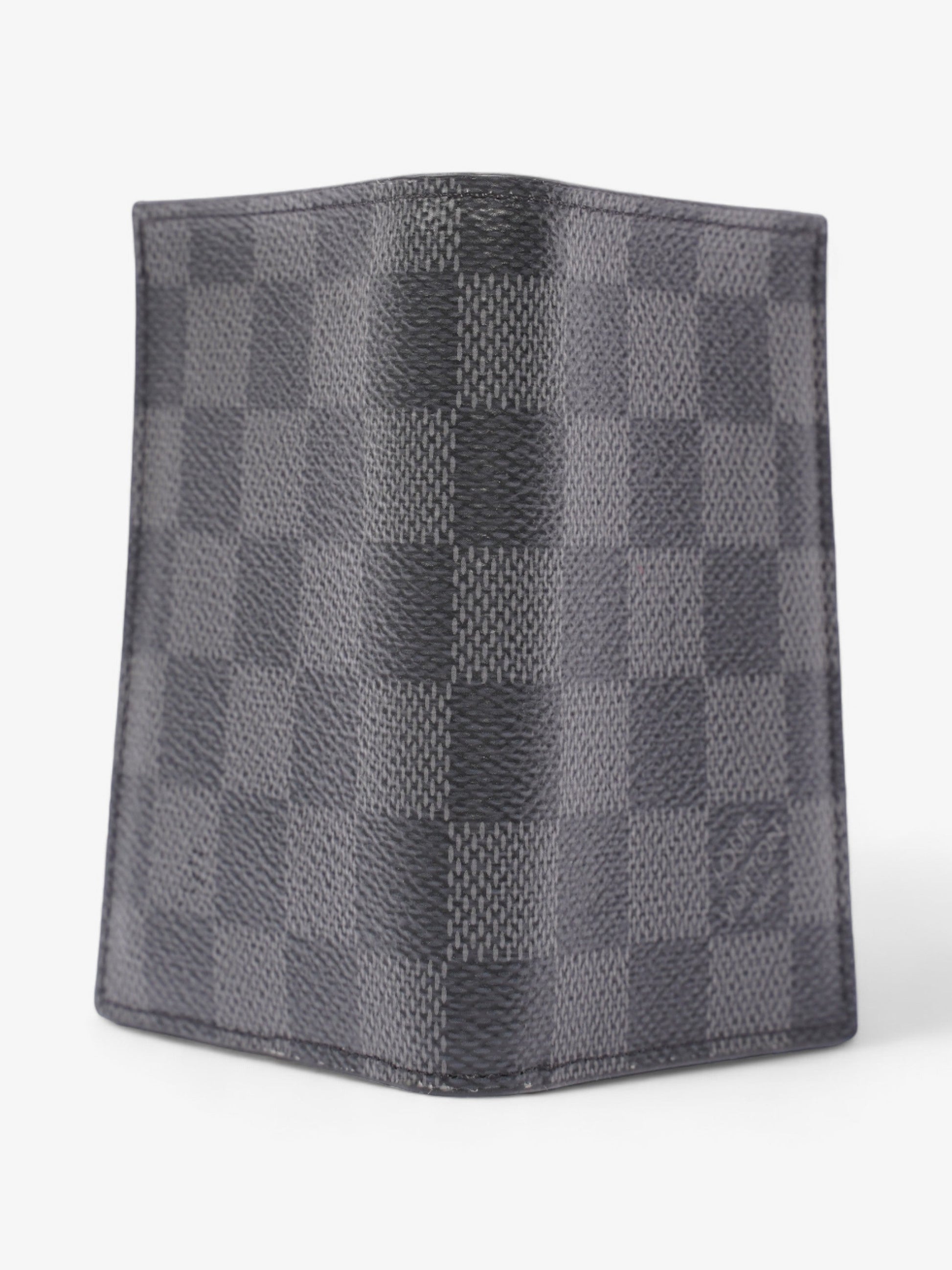 Louis Vuitton Pocket Organiser Graphite Coated Damier Canvas Coated Canvas Wallet Case