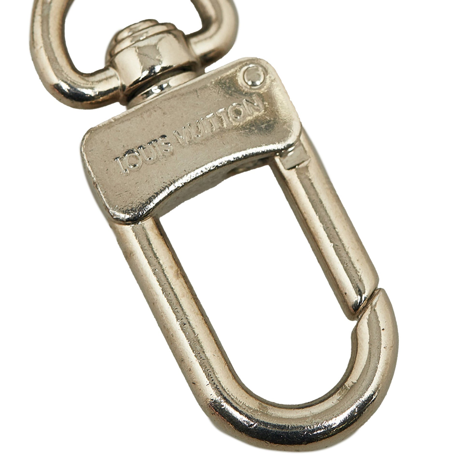 Silver Louis Vuitton LV Initials Key Holder Silver Initials Key Holder
