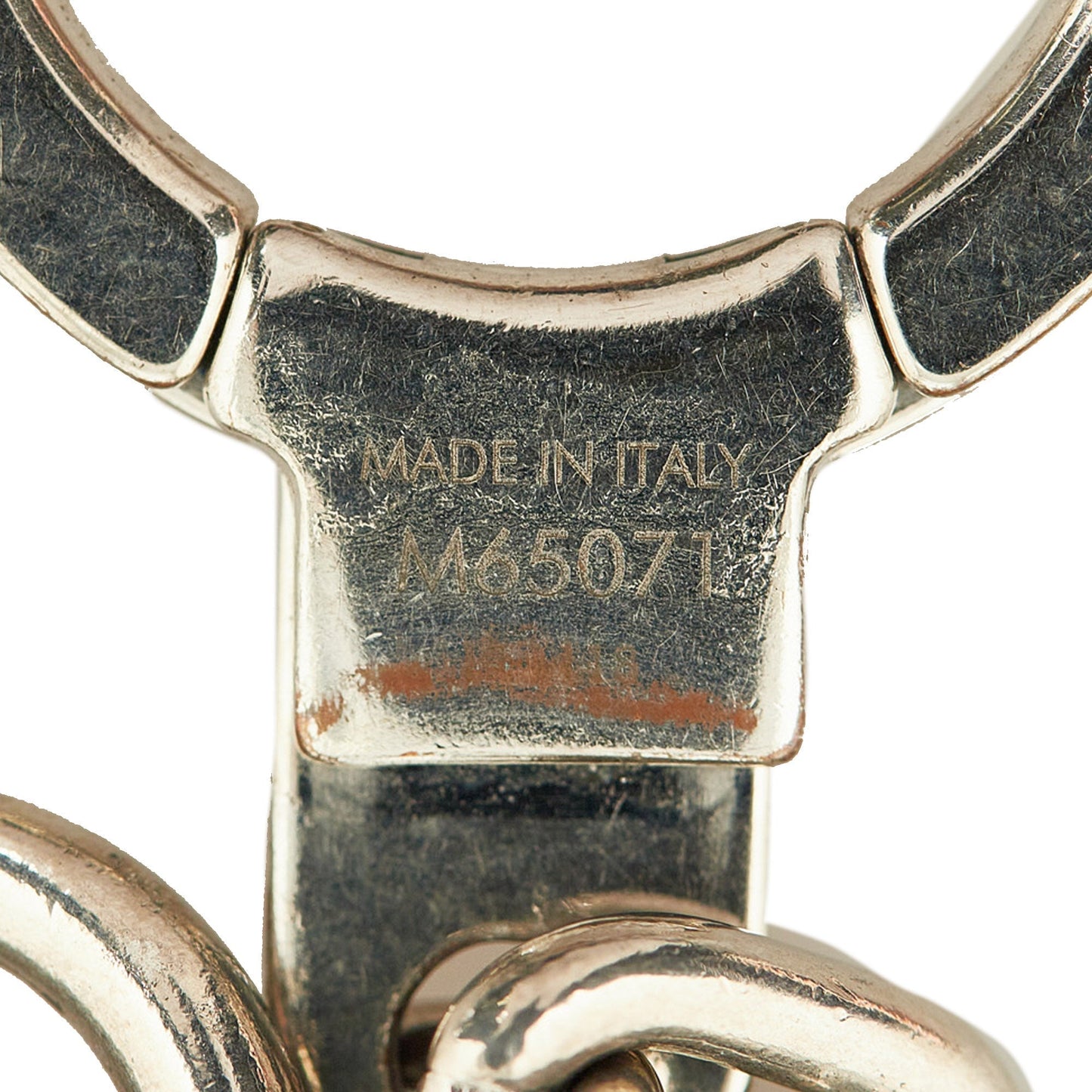 Silver Louis Vuitton LV Initials Key Holder Silver Initials Key Holder