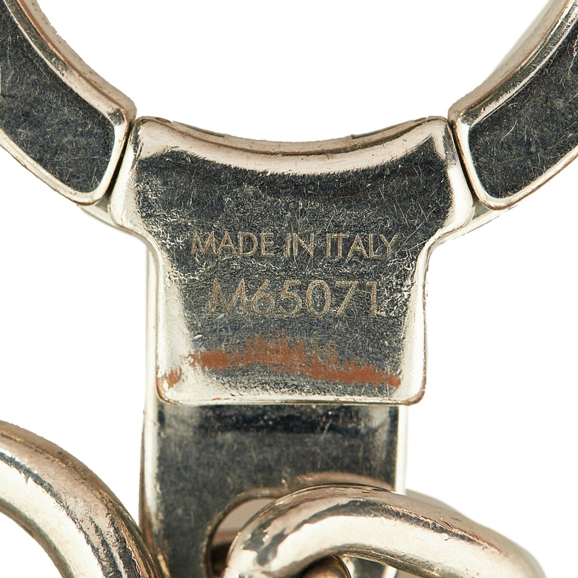 Silver Louis Vuitton LV Initials Key Holder Silver Initials Key Holder