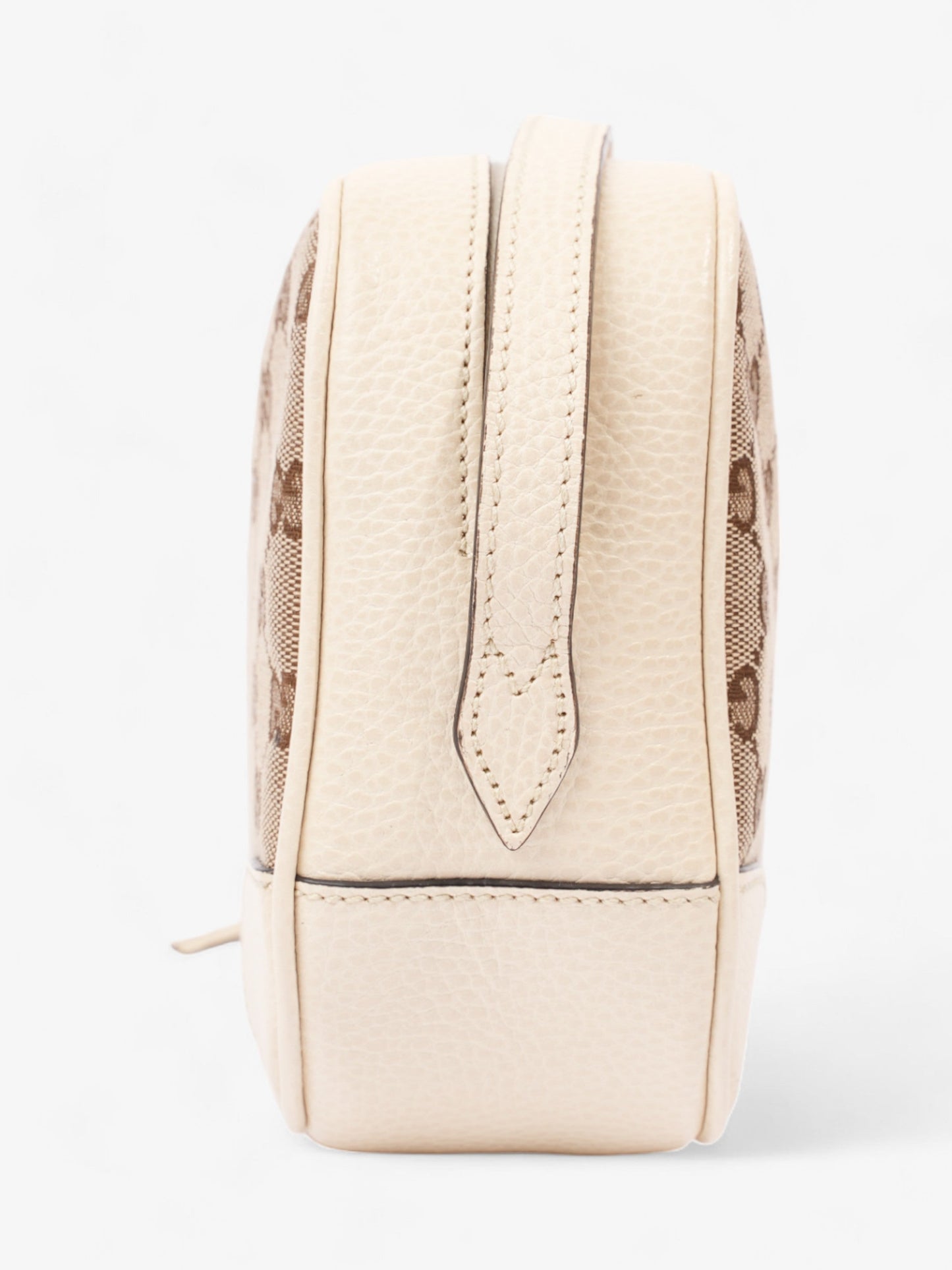 Gucci Bree And Ebony Supreme Crossbody Bag Canvas Beige Cream Canvas