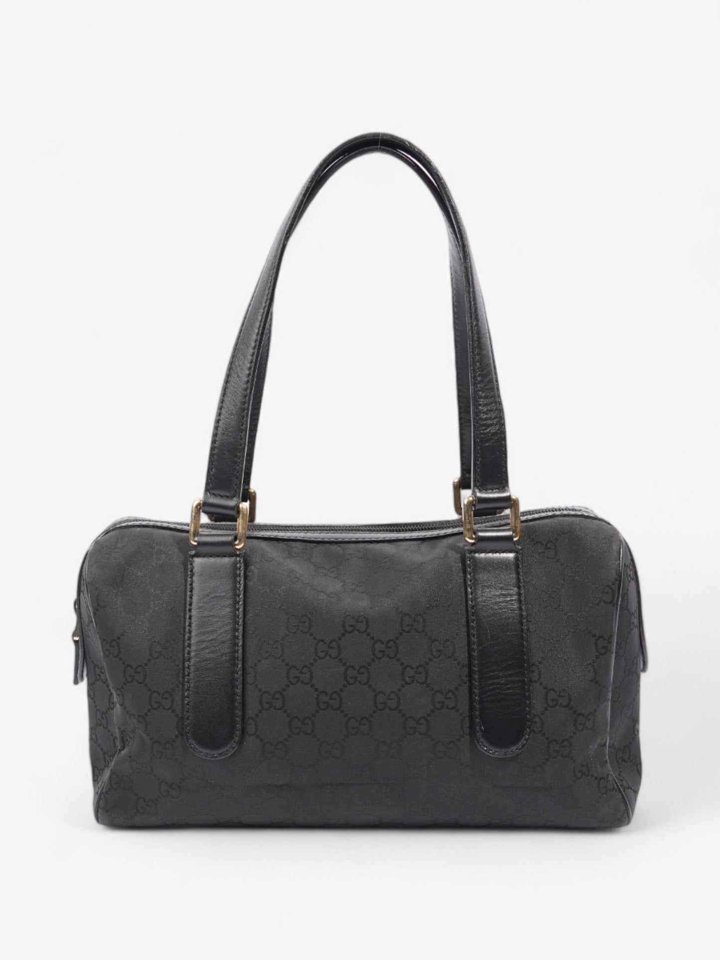 Gucci Boston Supreme Shoulder Bag Nylon Black