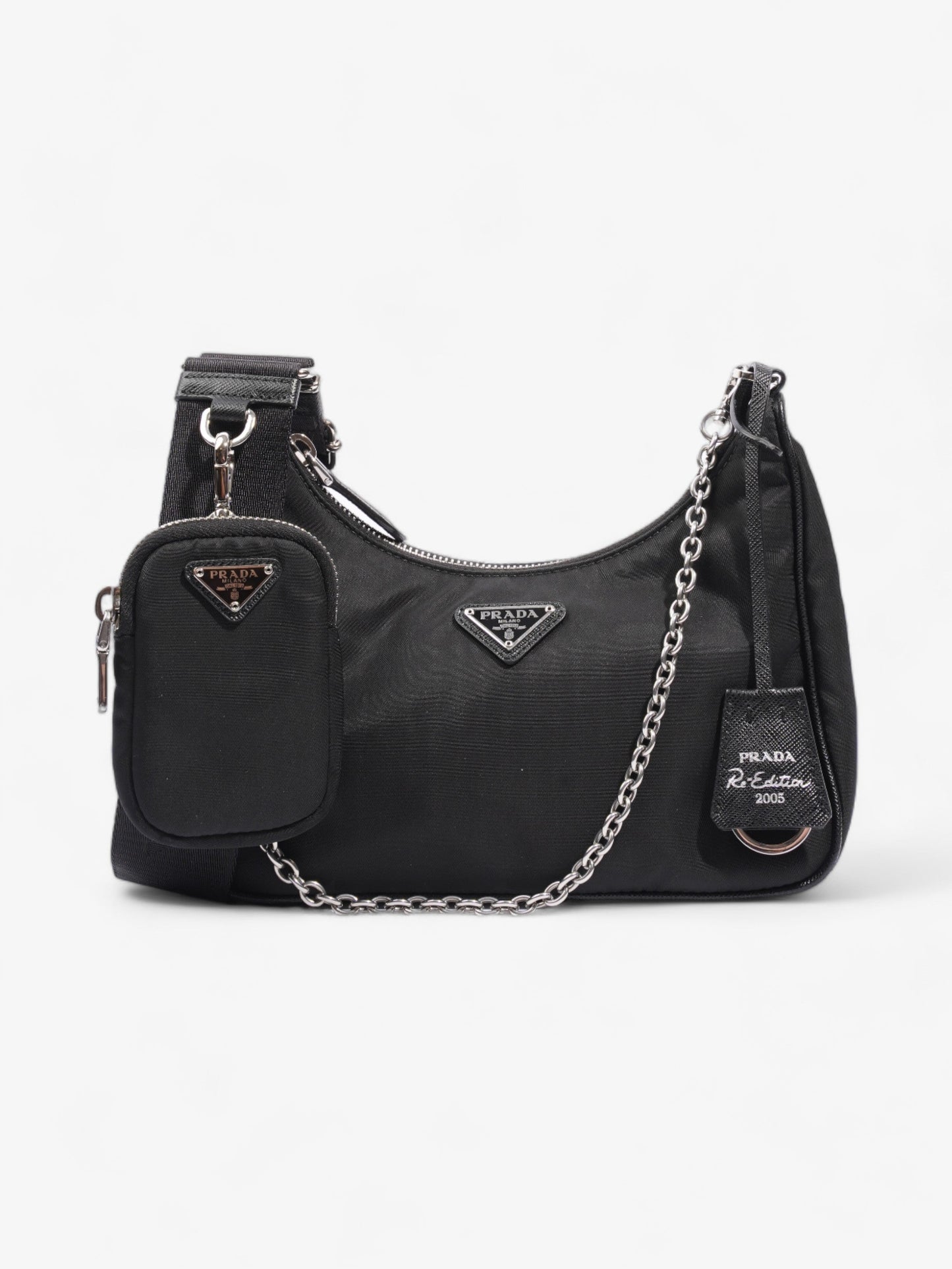 Prada Re Edition Re Shoulder Bag Nylon Black Re Nylon 2