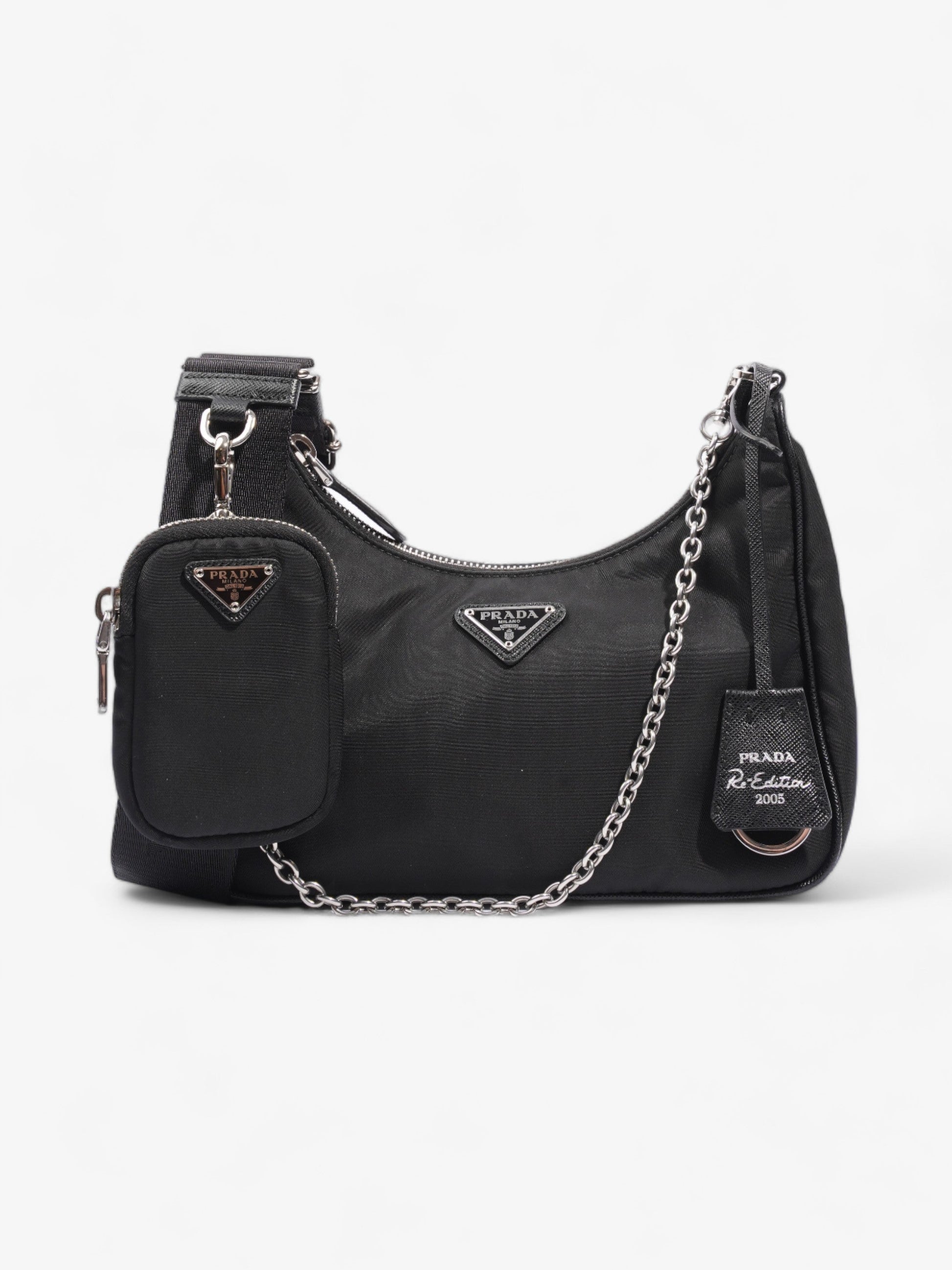 Prada Re Edition Re Shoulder Bag Nylon Black Re Nylon 2