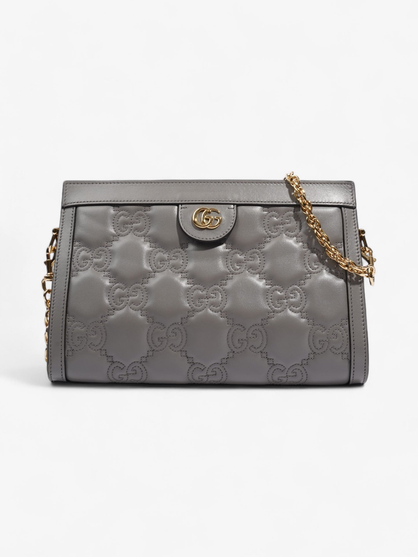 Gucci Ophidia Supreme Grey Crossbody Bag Leather Matelasse
