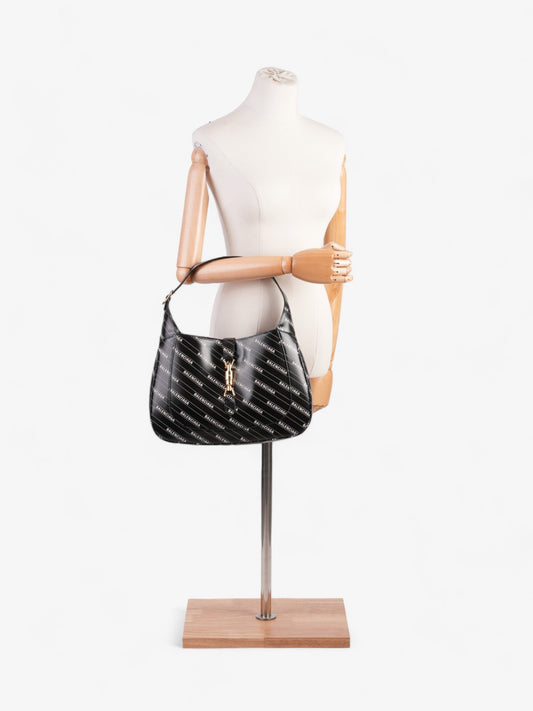 Gucci Balenciaga Jackie Medium Shoulder Bag Leather Black