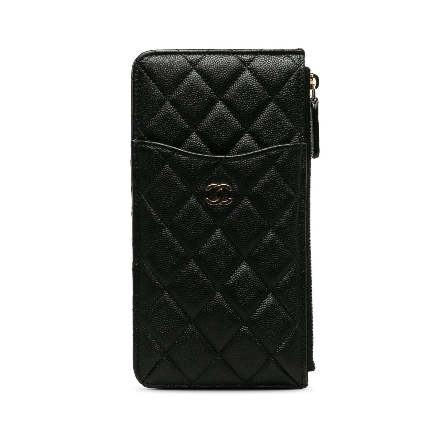 CHANEL Caviar Leather Card Holder