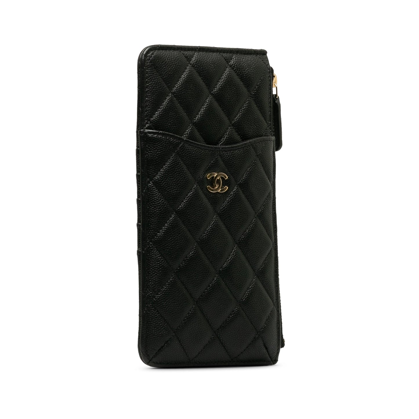 CHANEL Caviar Leather Card Holder