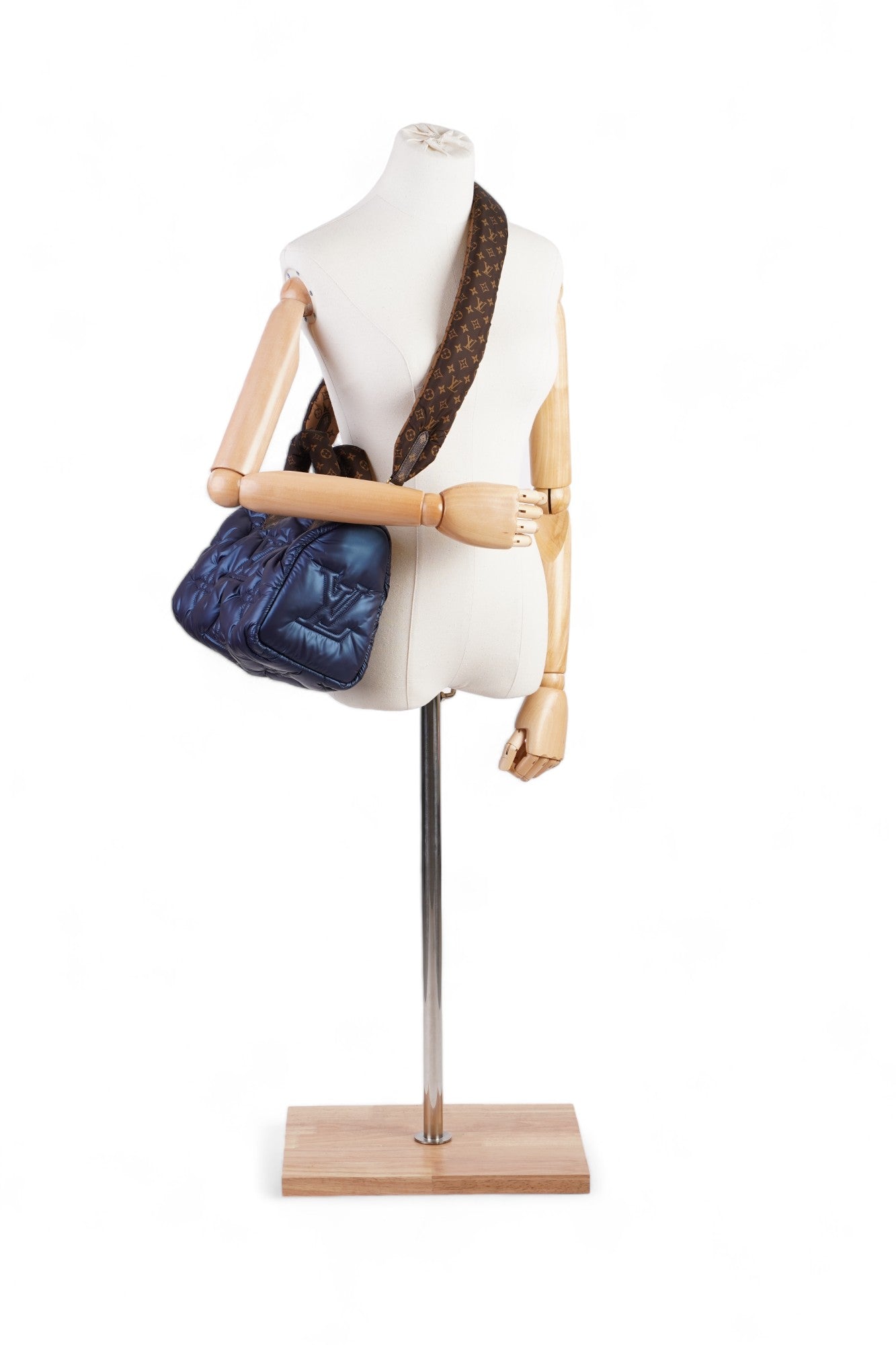 Louis Vuitton Pillow Speedy Bandouliere Navy Nylon Monogram Blue Handbag