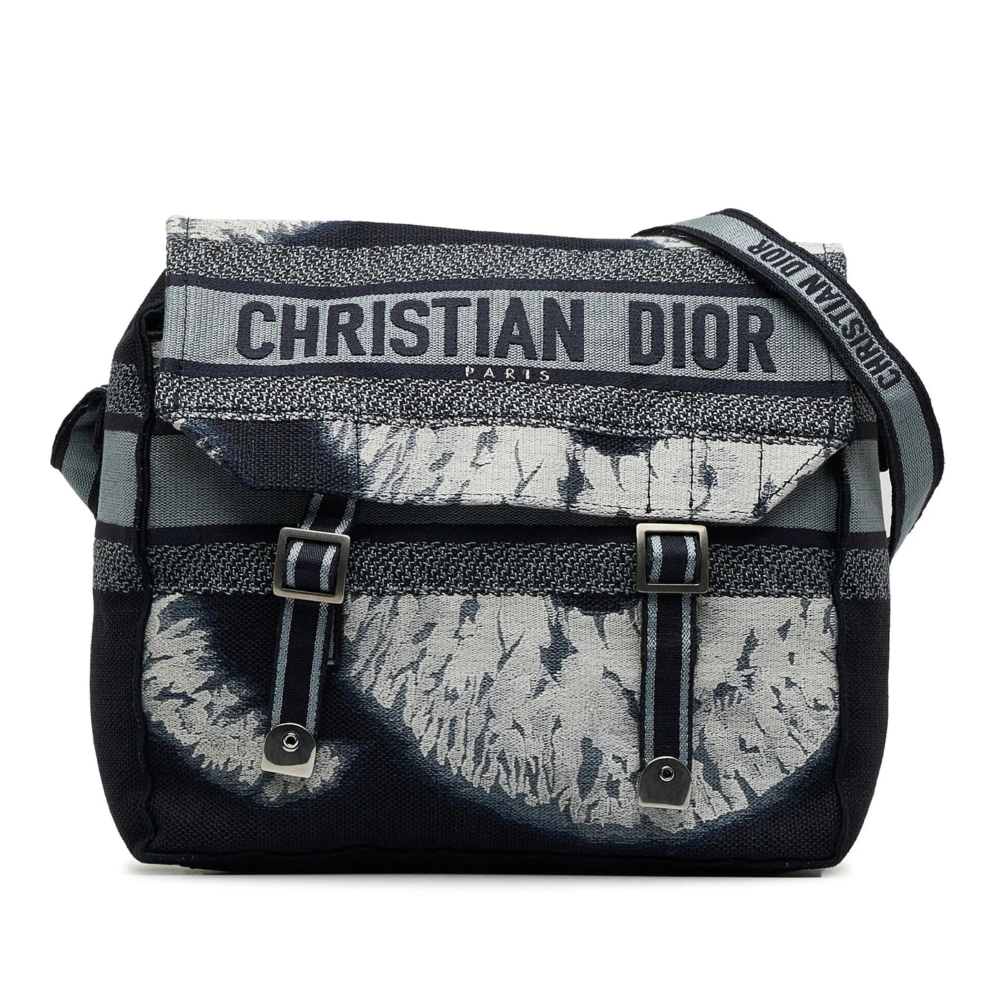 Dior Handbag Tie Dye camp Messenger Bag Blue Crossbody Bag