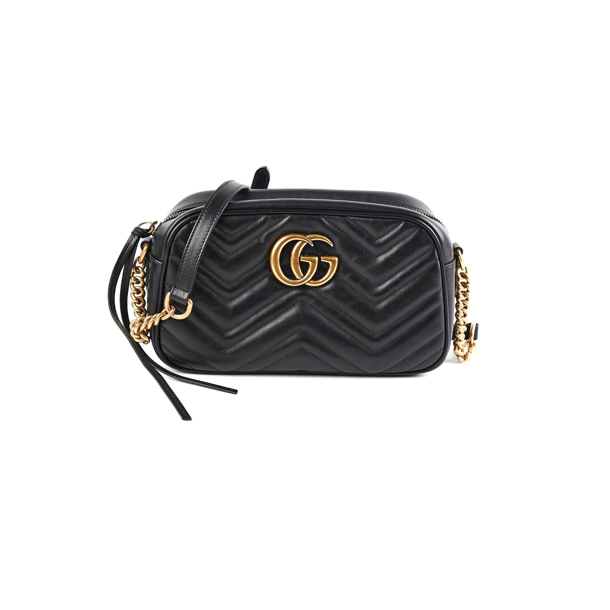 Gucci Marmont Camera Crossbody Black Small Crossbody Bag