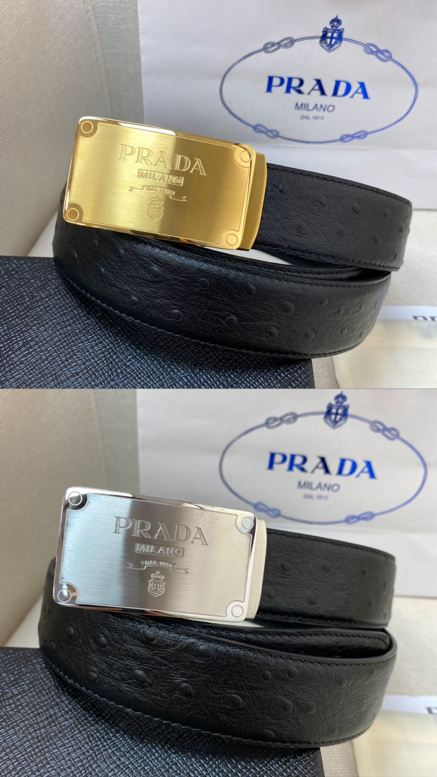 Prada Cinto Cm Luxury Handbag Travel Bag