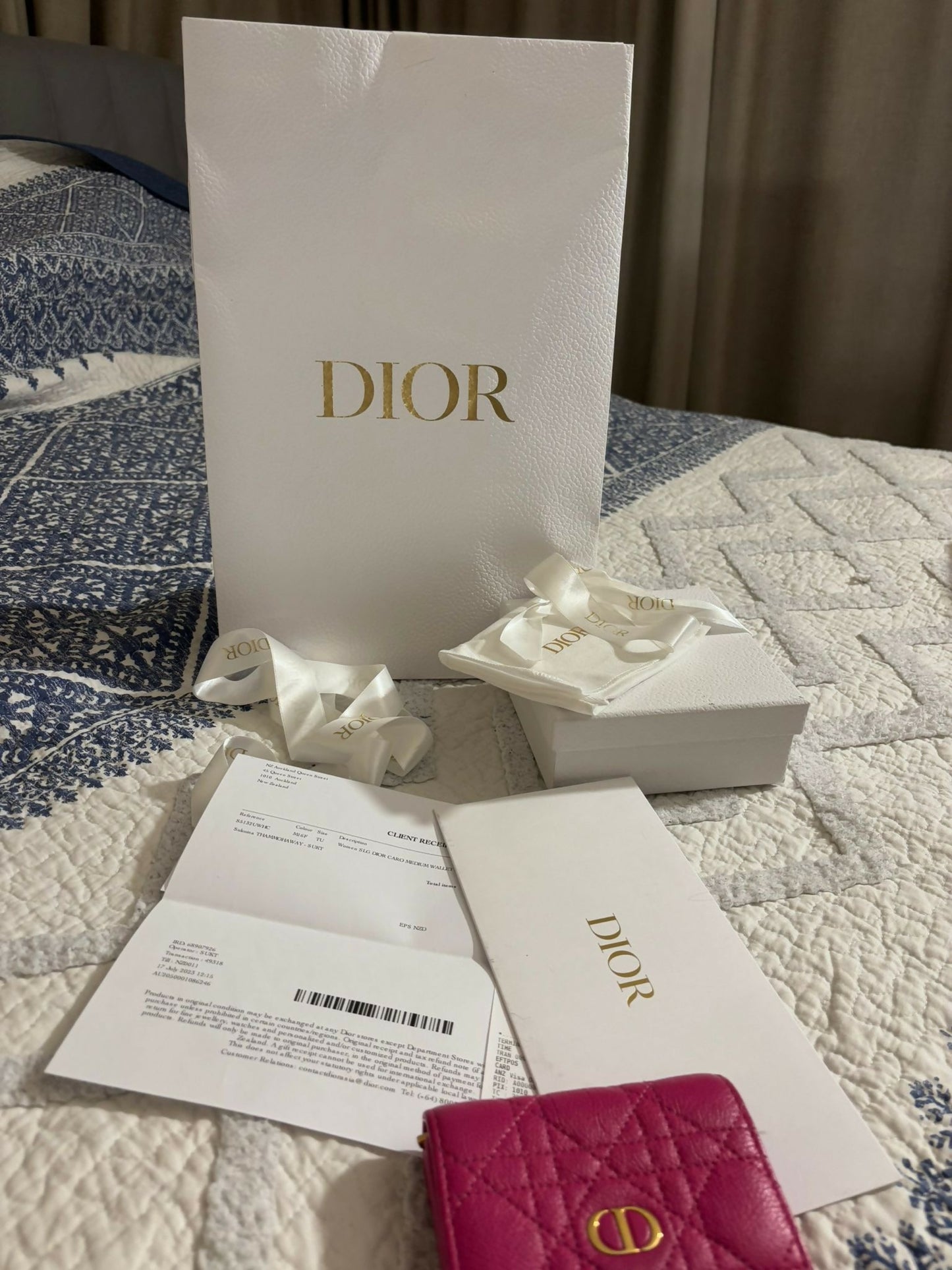Dior Handbag Caro Médium Wallet