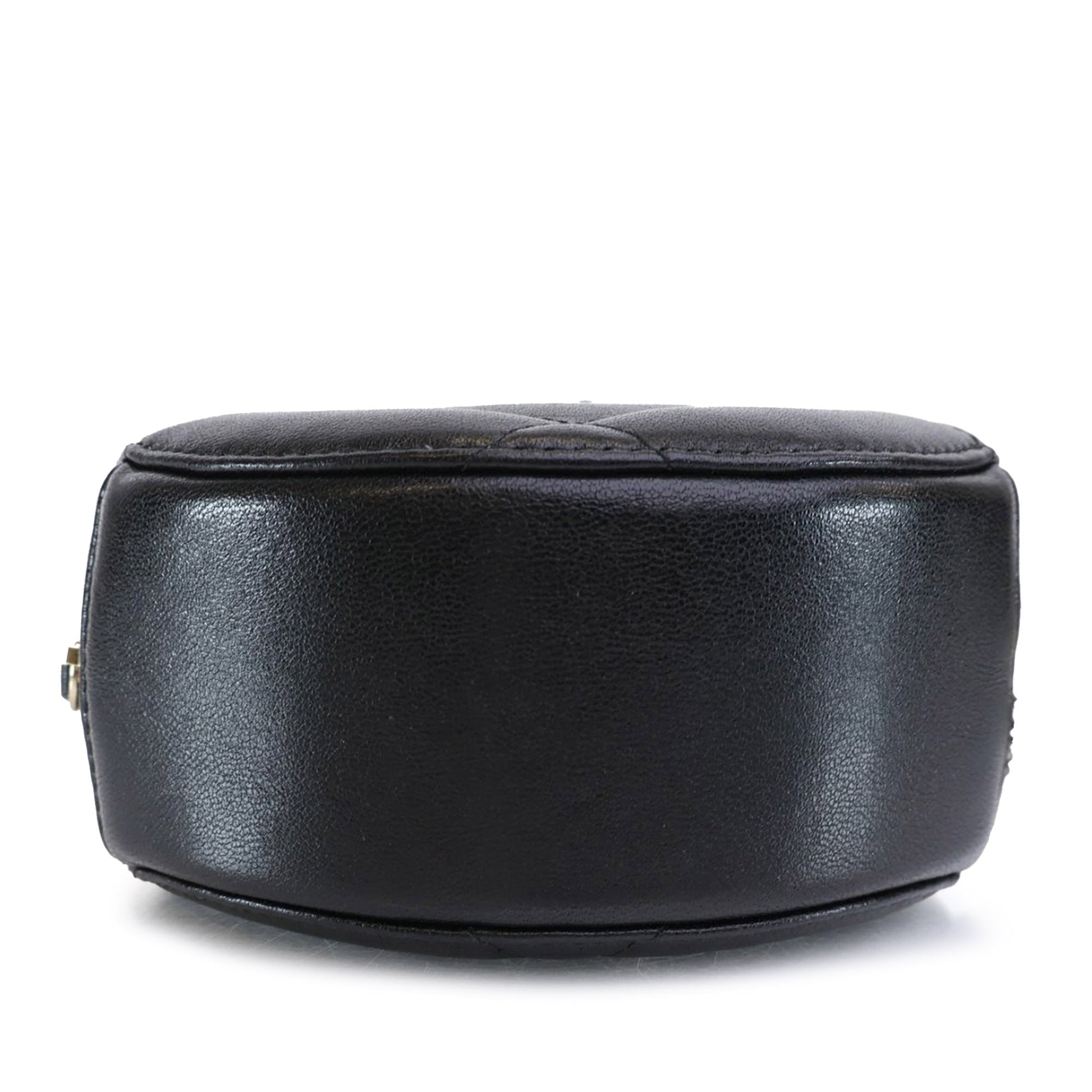 CHANEL Lambskin 19 Round Clutch with Chain Satchel