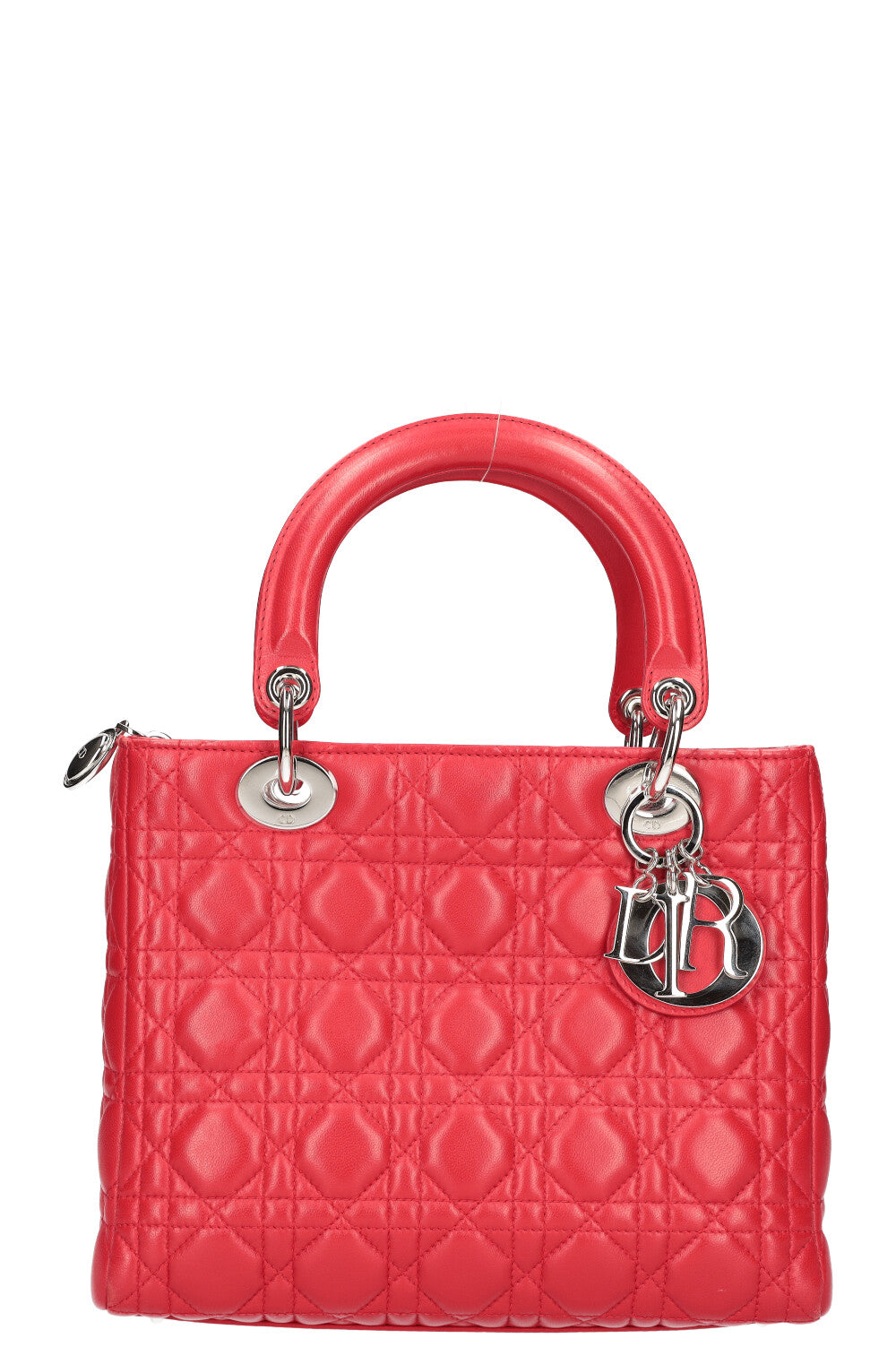 Dior Handbag Lady Red Medium