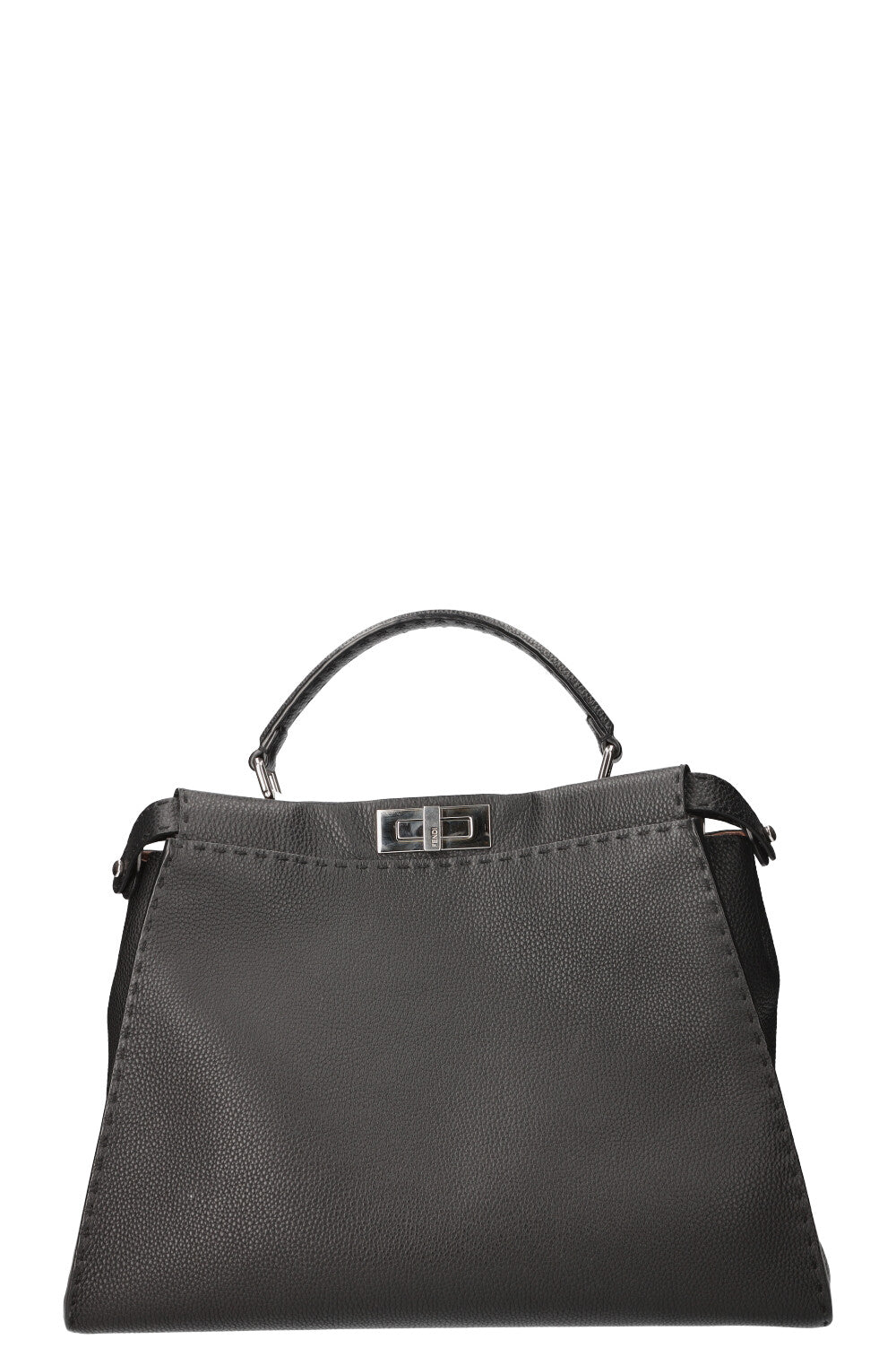 Fendi Tote Bag Peekaboo Black Large