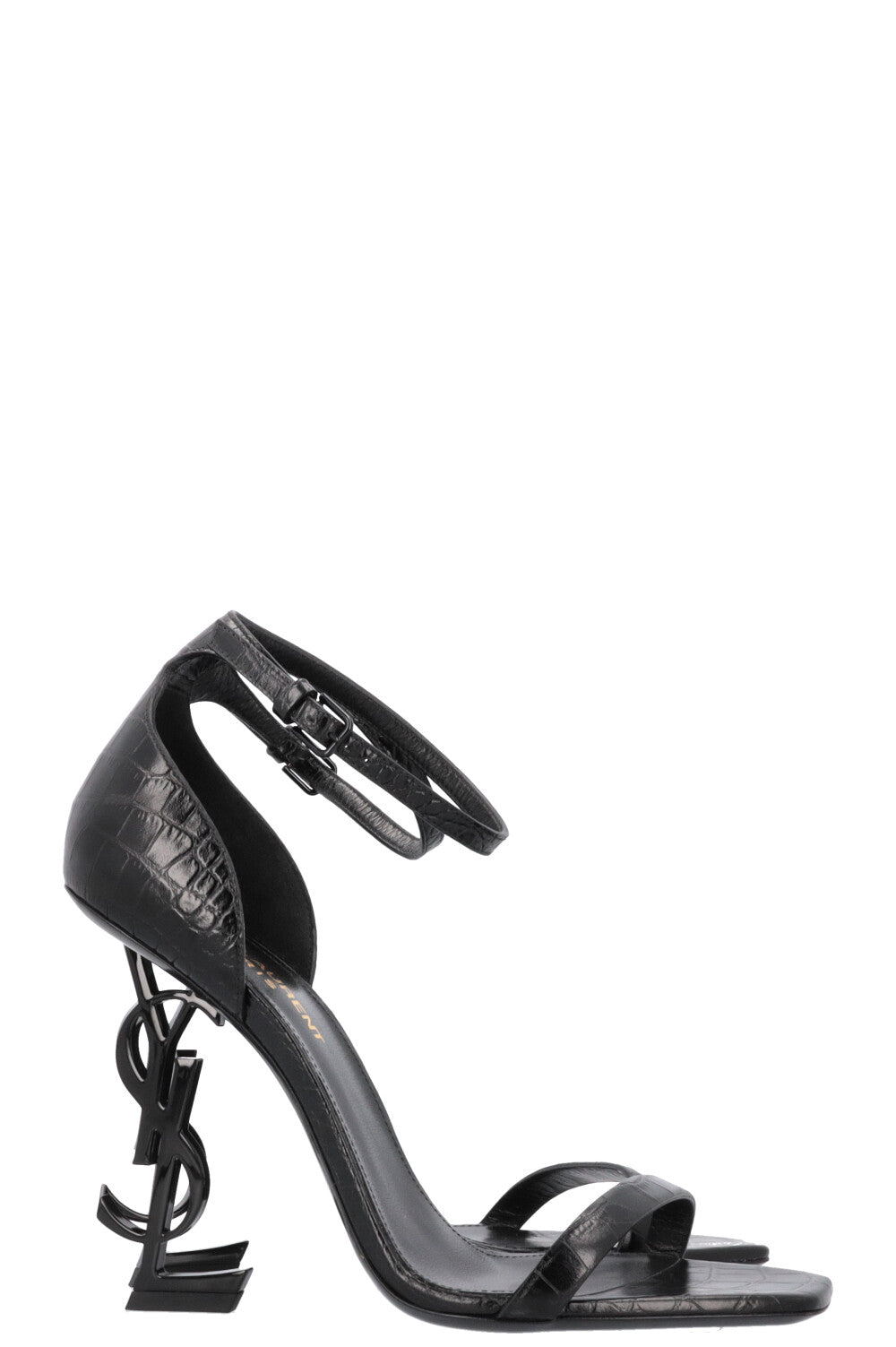YSL Saint Laurent Opyum Heels 3 Black Shoes