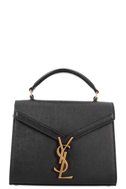 YSL Saint Laurent Cassandra Box Leather Black Mini Mini Bag