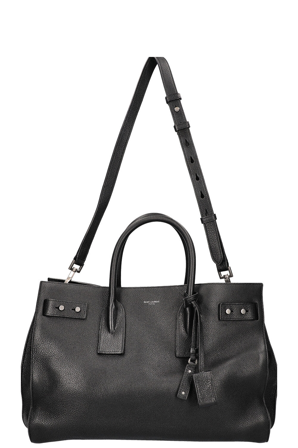 YSL Saint Laurent Sac De Jour Bag Black Medium Handbag