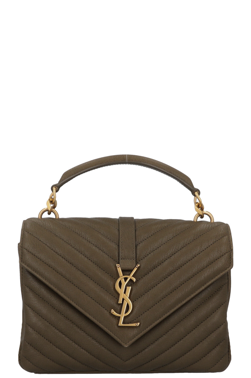YSL Saint Laurent Crossbody Bag College Bag Green Medium