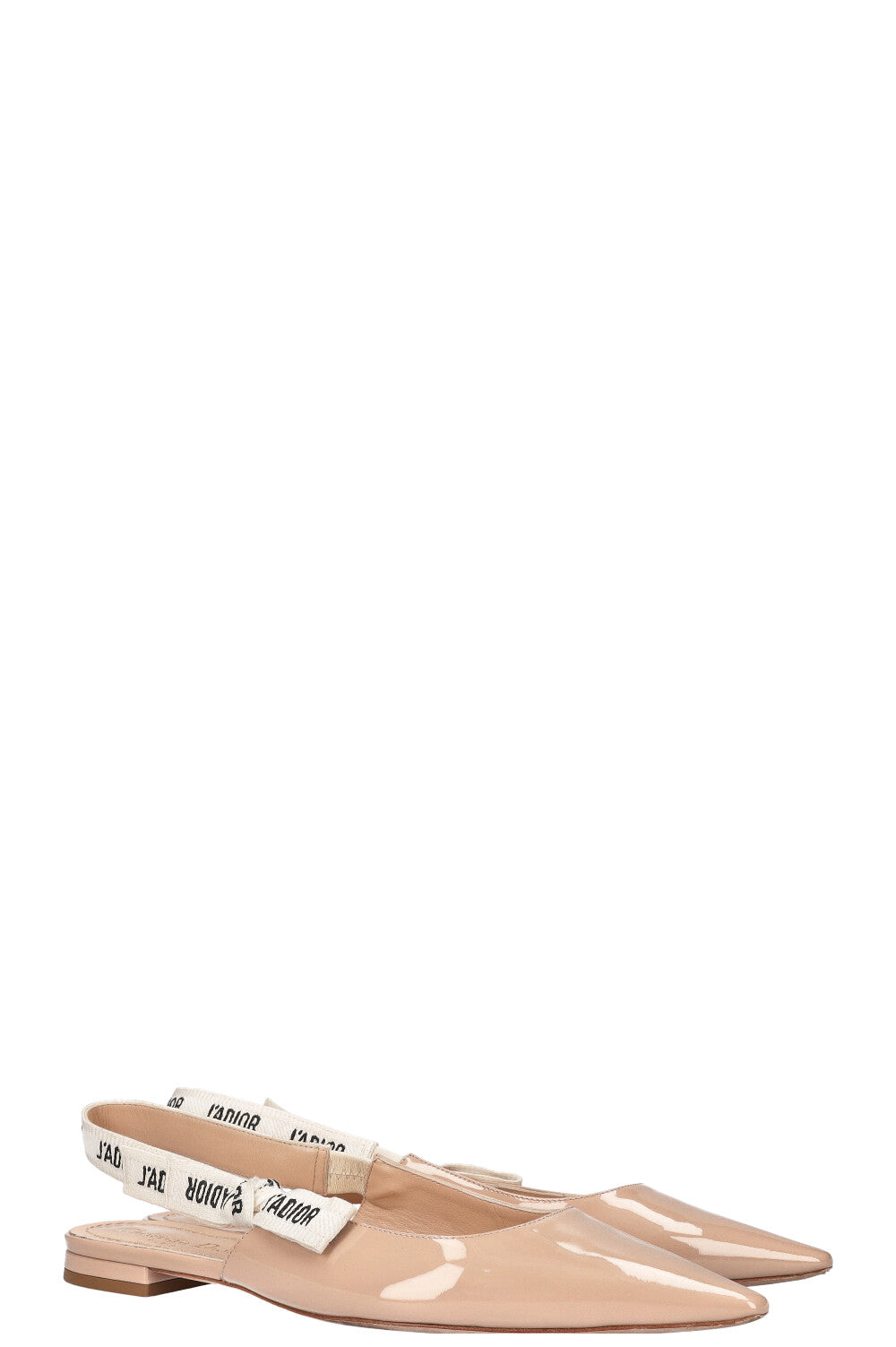 Dior Sling Bag J'A Slingback Flats Powder Patent Shoes
