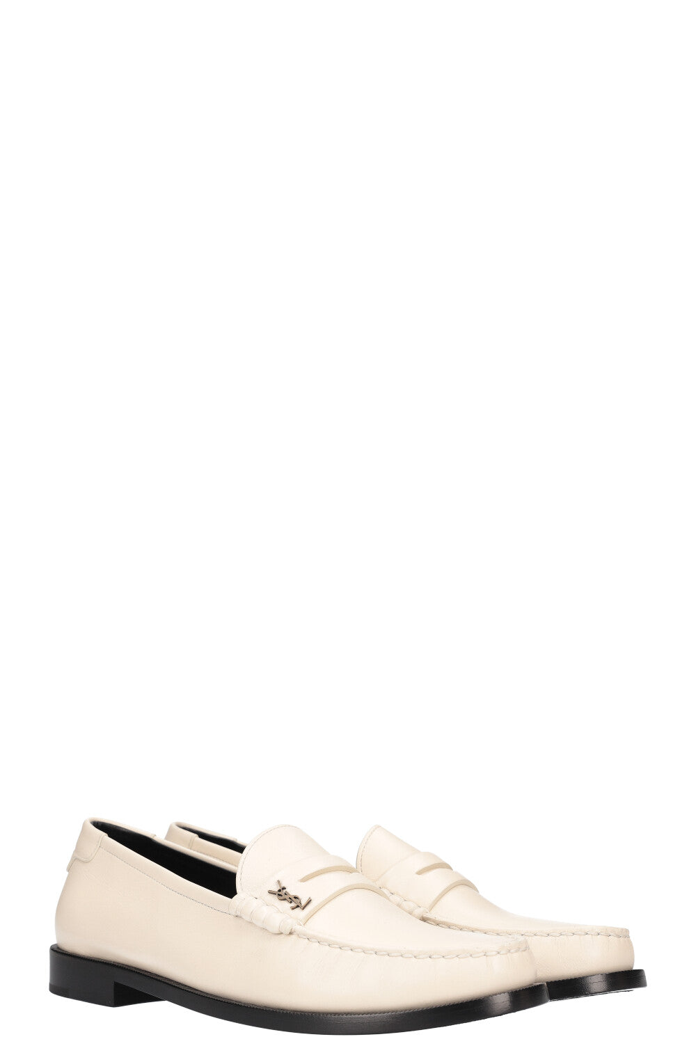 Le Loafer White Shoes